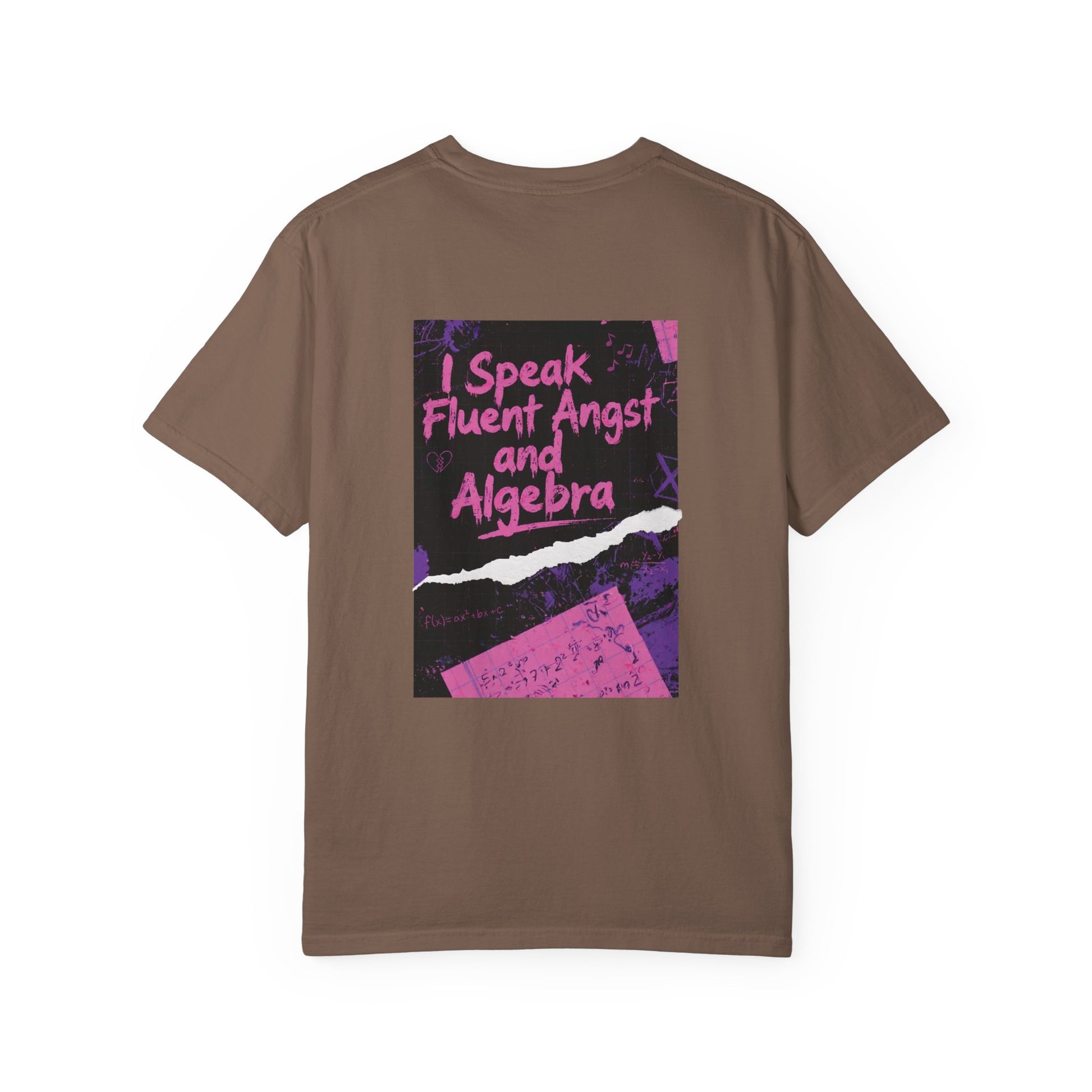 Math Is My Mixtape Shirt - Emo Math Teacher Shirt, I Speak Fluent Angst and Algebra Tee, Two-Sided Teacher Shirt