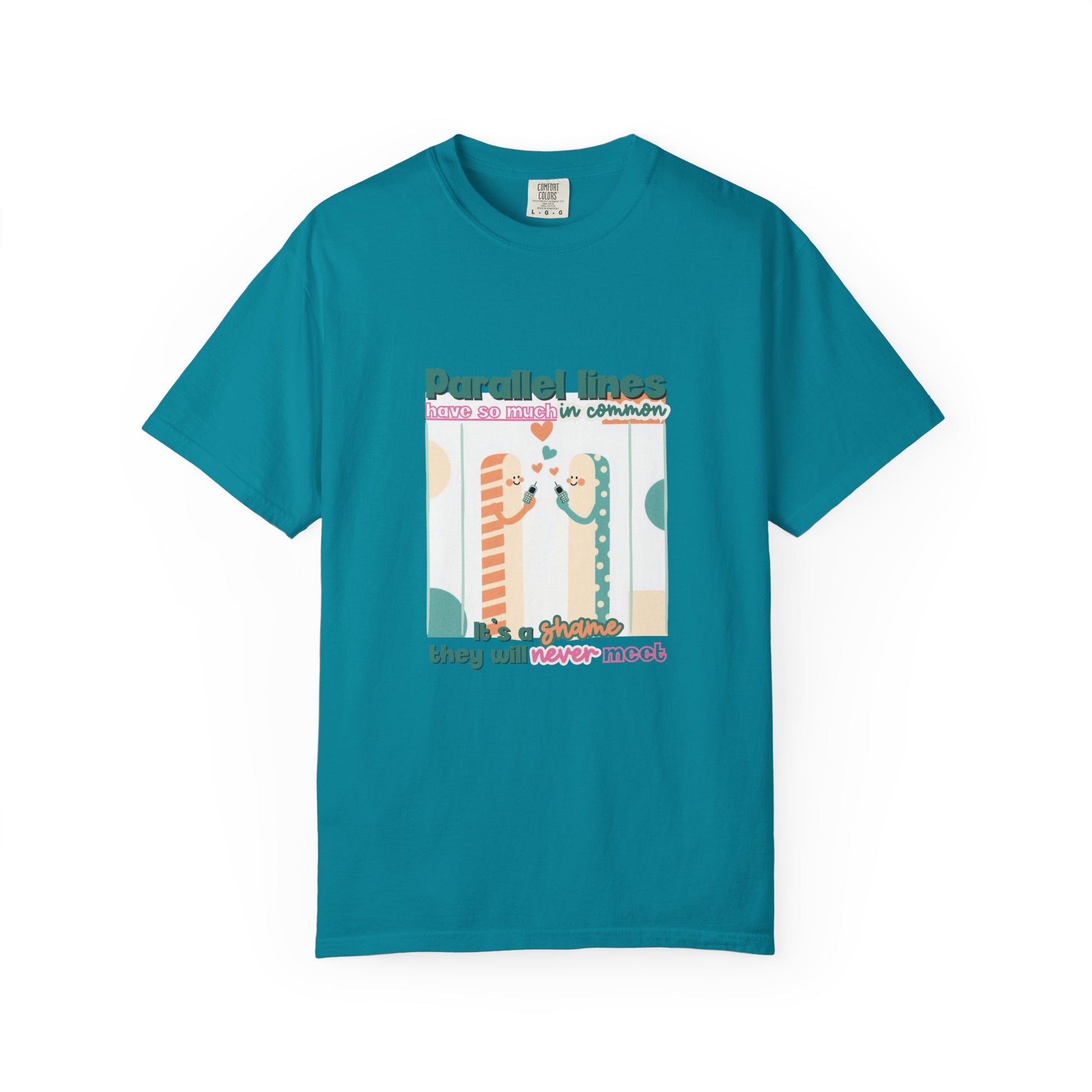 Parallel Lines Geometry Pun Tee