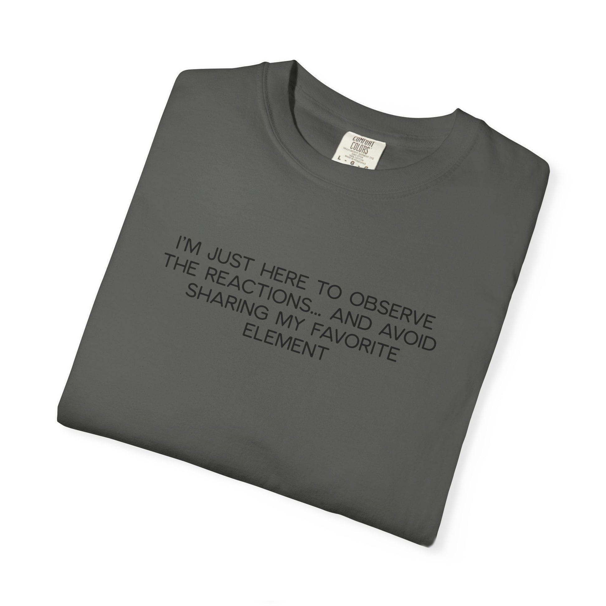 Science Squad Shirt - Funny Teacher PD Day Tee, I'm Just Here to Observe Shirt, Sarcastic Science Team Shirt, Two-Sided