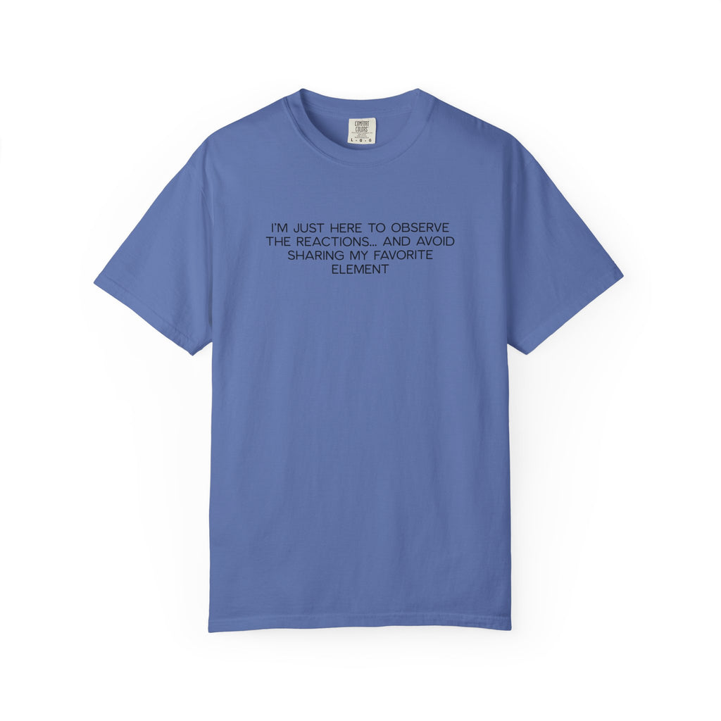 Science Squad Shirt - Funny Teacher PD Day Tee, I'm Just Here to Observe Shirt, Sarcastic Science Team Shirt, Two-Sided