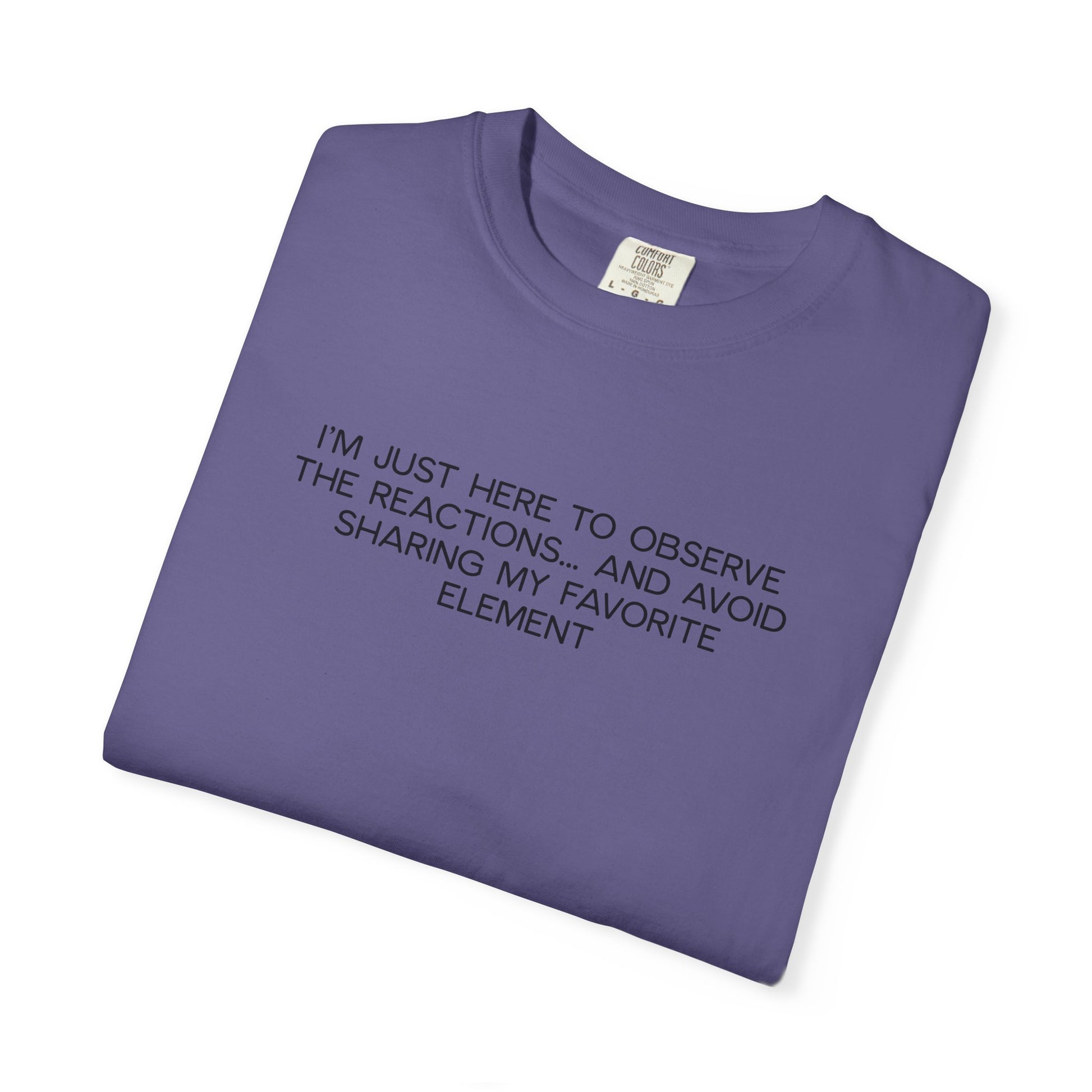 Science Squad Shirt - Funny Teacher PD Day Tee, I'm Just Here to Observe Shirt, Sarcastic Science Team Shirt, Two-Sided