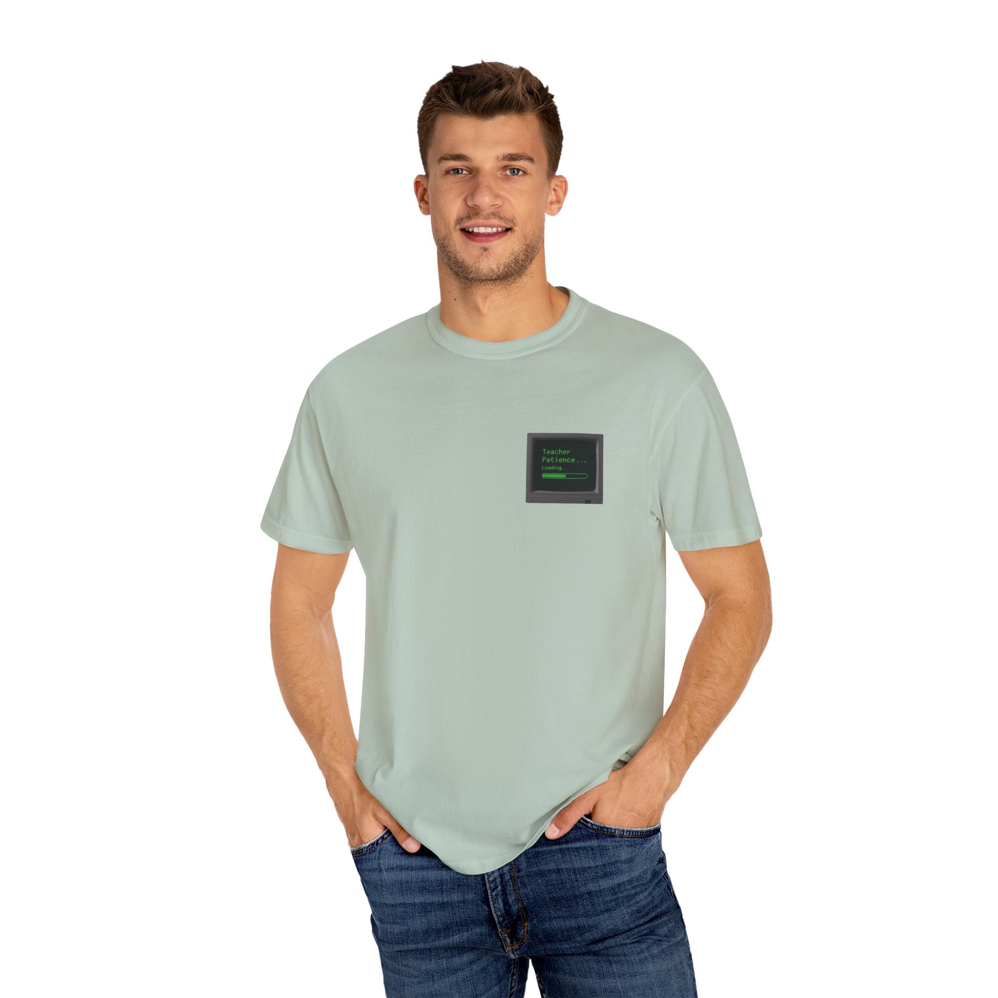 Teacher Patience Loading Shirt -  Retro 80s Computer Style Teacher Tee, Funny Back to School Shirt