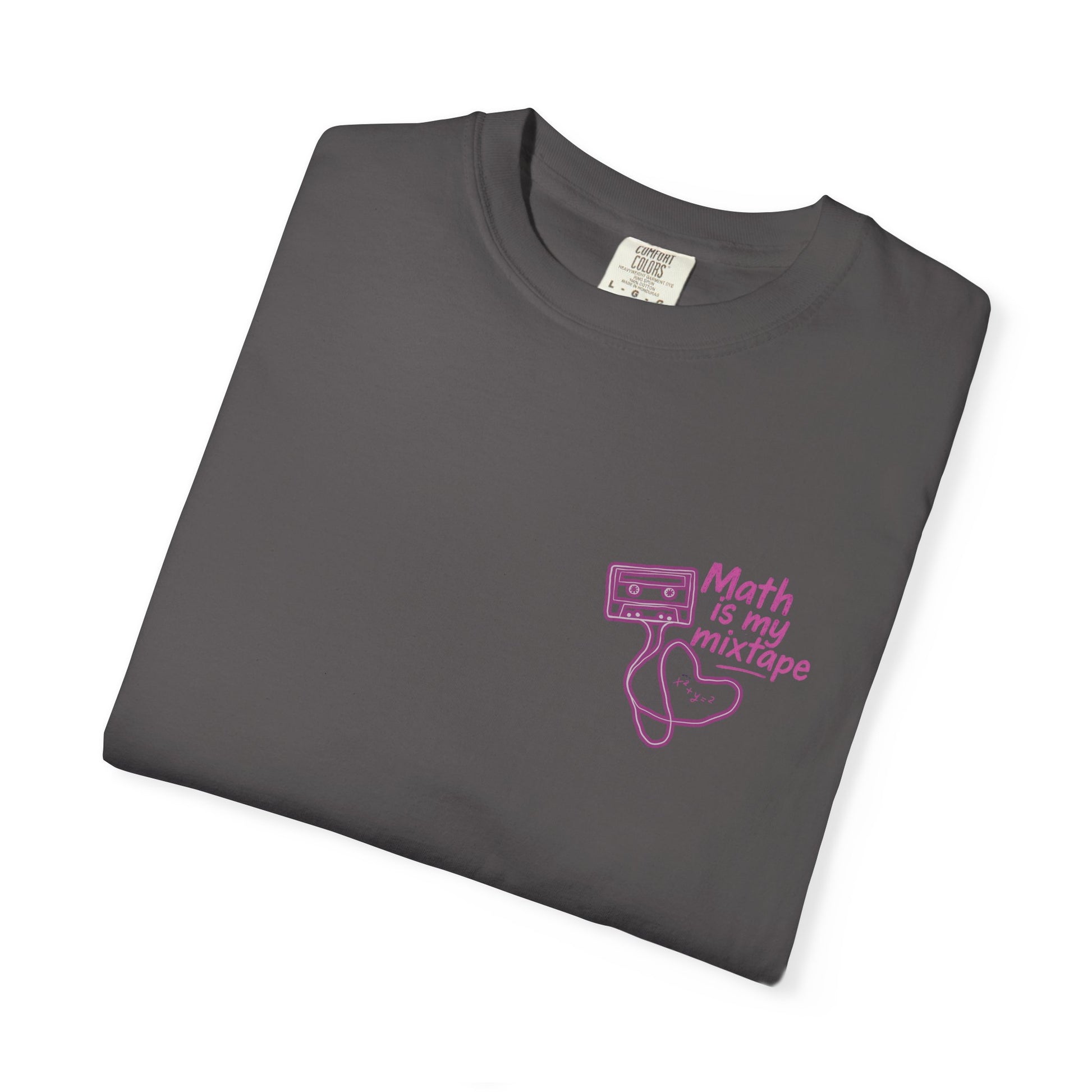 Math Is My Mixtape Shirt - Emo Math Teacher Shirt, I Speak Fluent Angst and Algebra Tee, Two-Sided Teacher Shirt