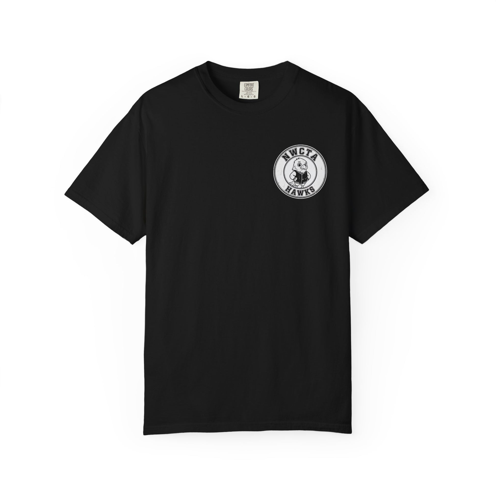 Vintage Style Small White Emblem NWCTA Hawk Tee