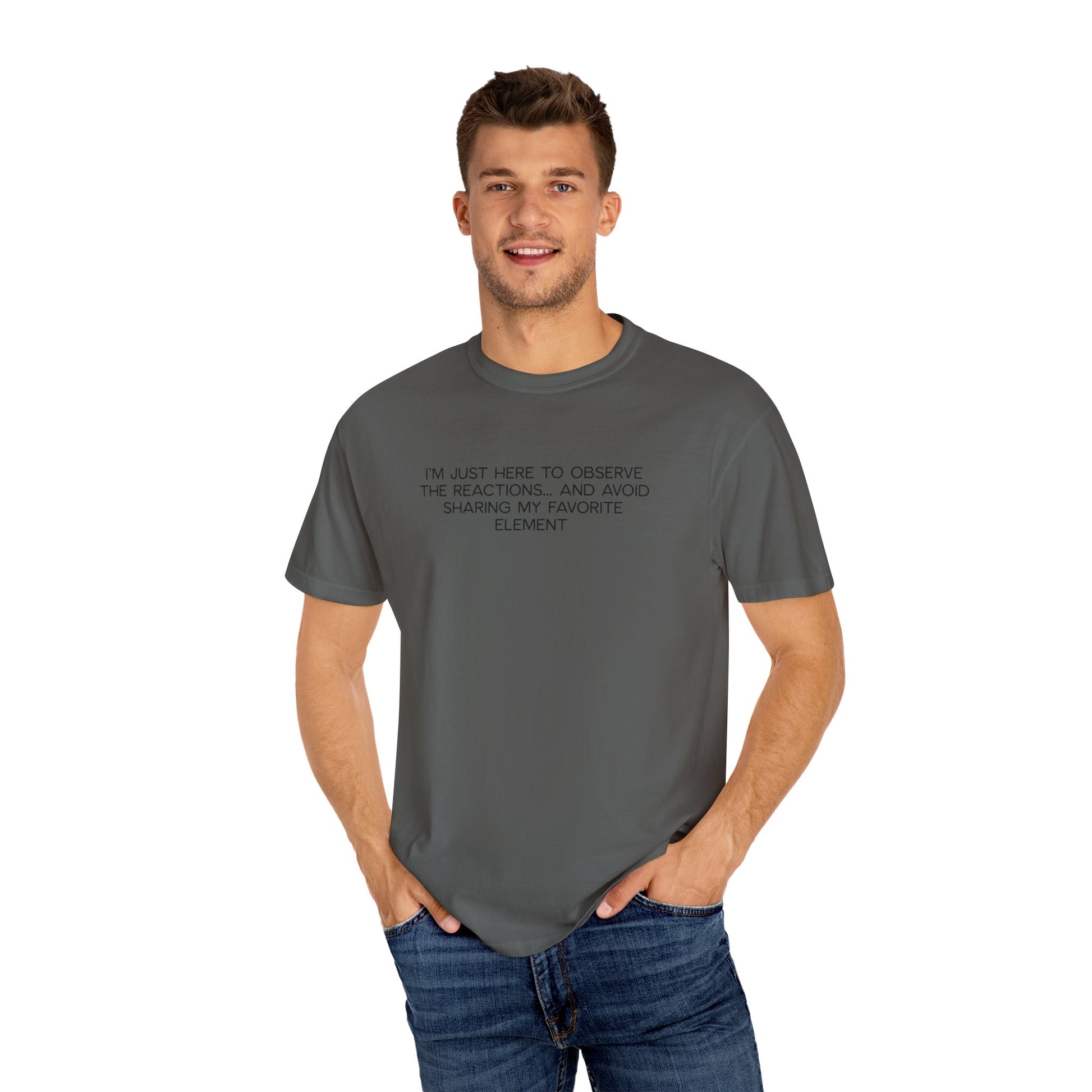 Science Squad Shirt - Funny Teacher PD Day Tee, I'm Just Here to Observe Shirt, Sarcastic Science Team Shirt, Two-Sided