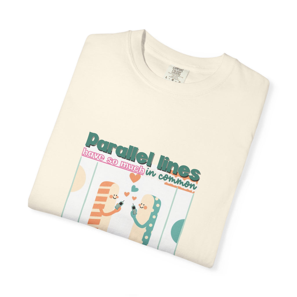 Parallel Lines Geometry Pun Tee