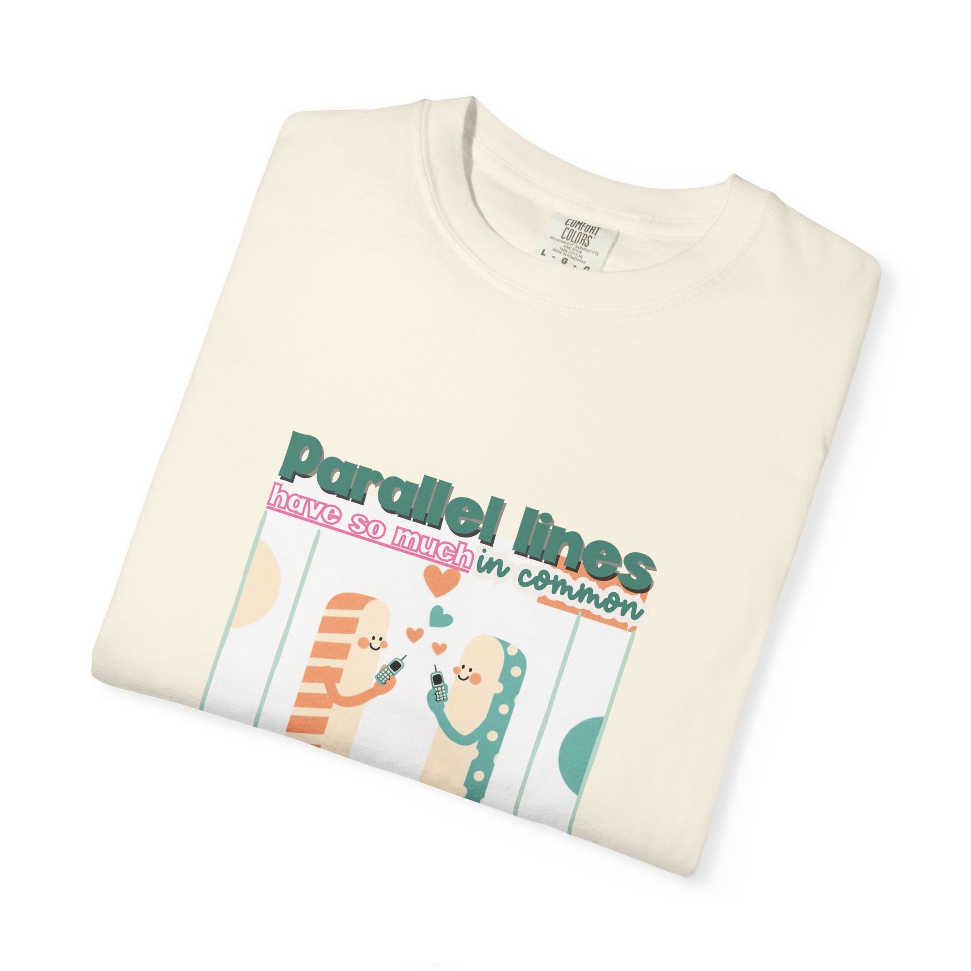 Parallel Lines Geometry Pun Tee