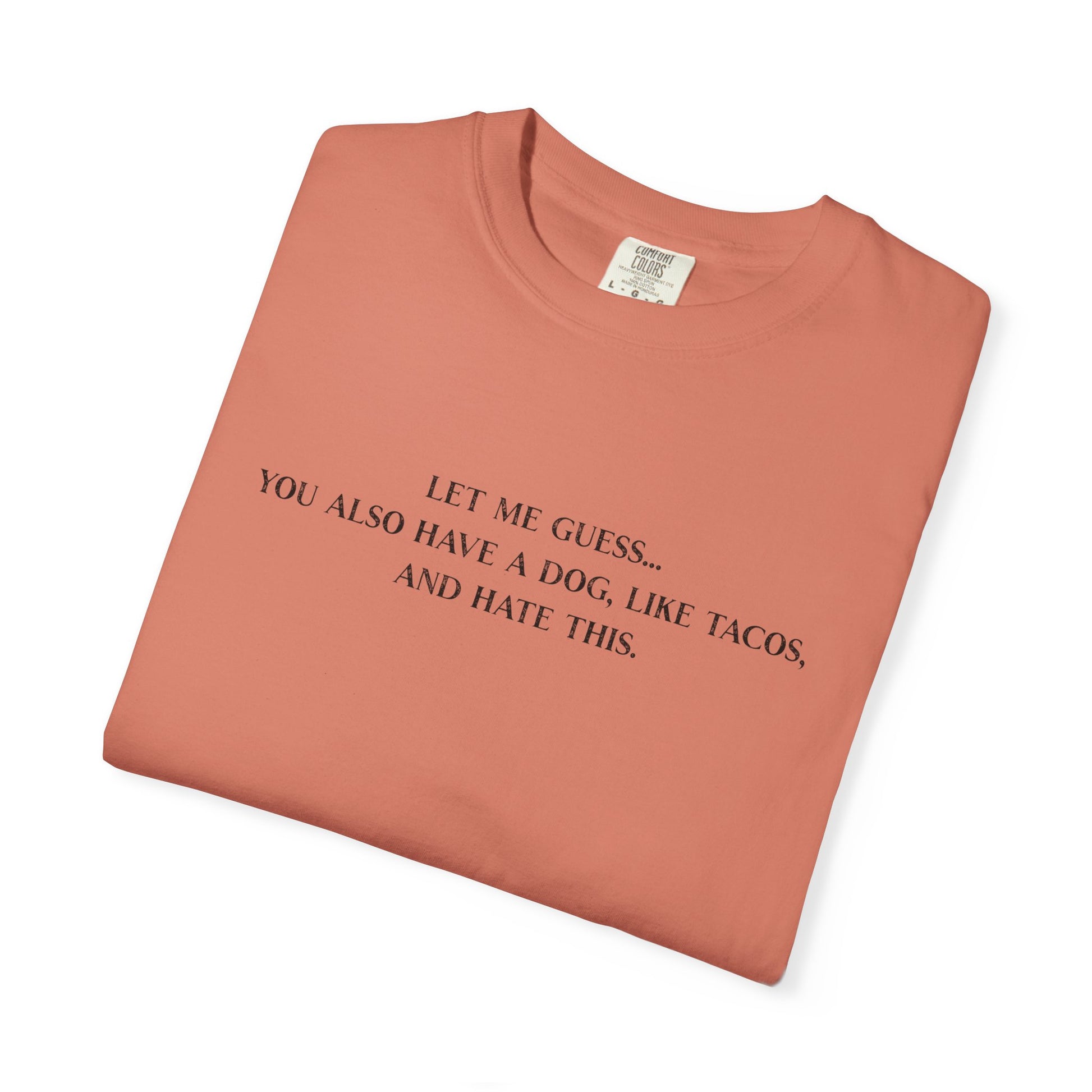 Let Me Guess Shirt - Funny PD Day Teacher Tee, Icebreaker Survivor, Dog Lover, Tacos & Staff Meeting Humor Shirt