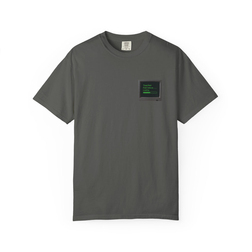 Teacher Patience Loading Shirt -  Retro 80s Computer Style Teacher Tee, Funny Back to School Shirt