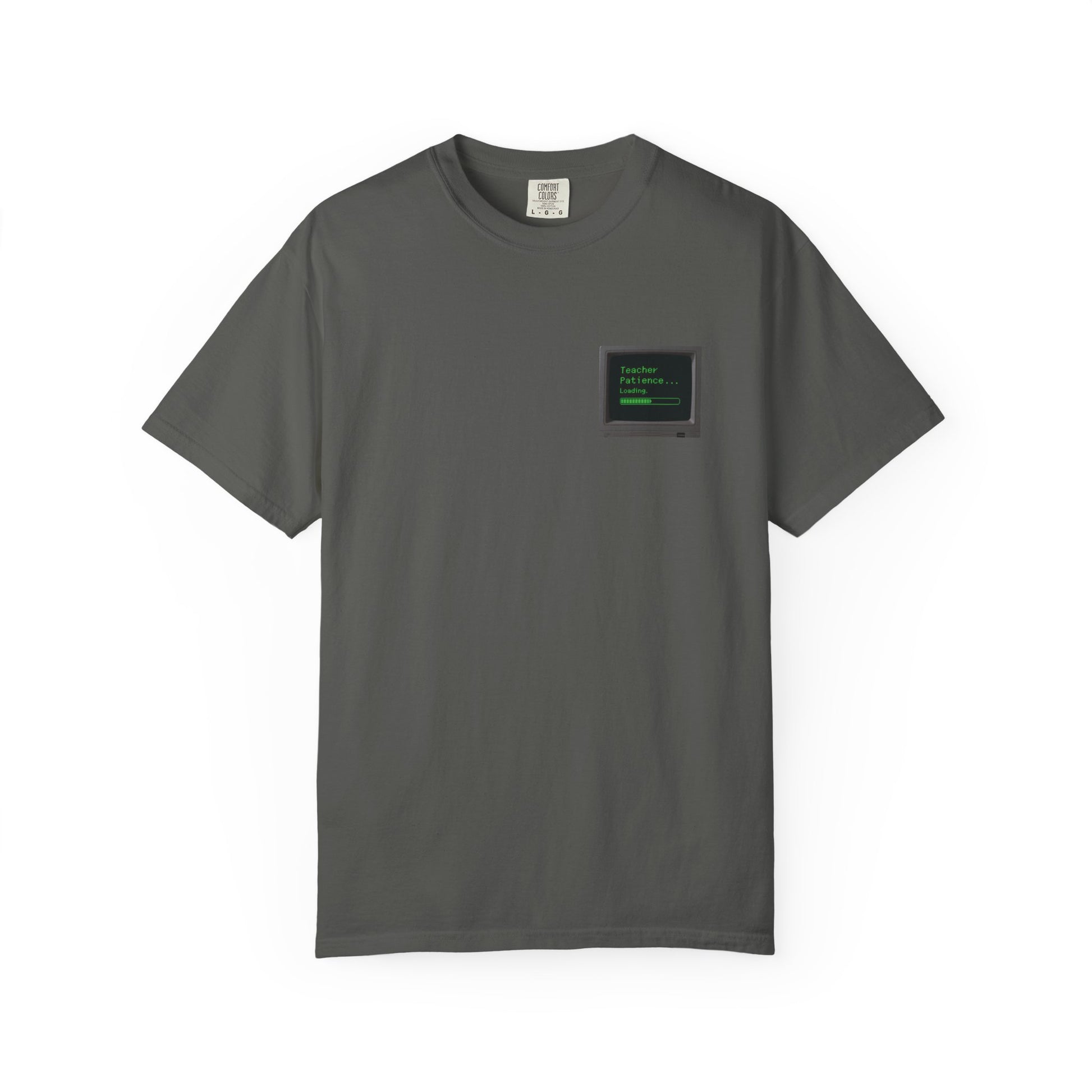Teacher Patience Loading Shirt -  Retro 80s Computer Style Teacher Tee, Funny Back to School Shirt