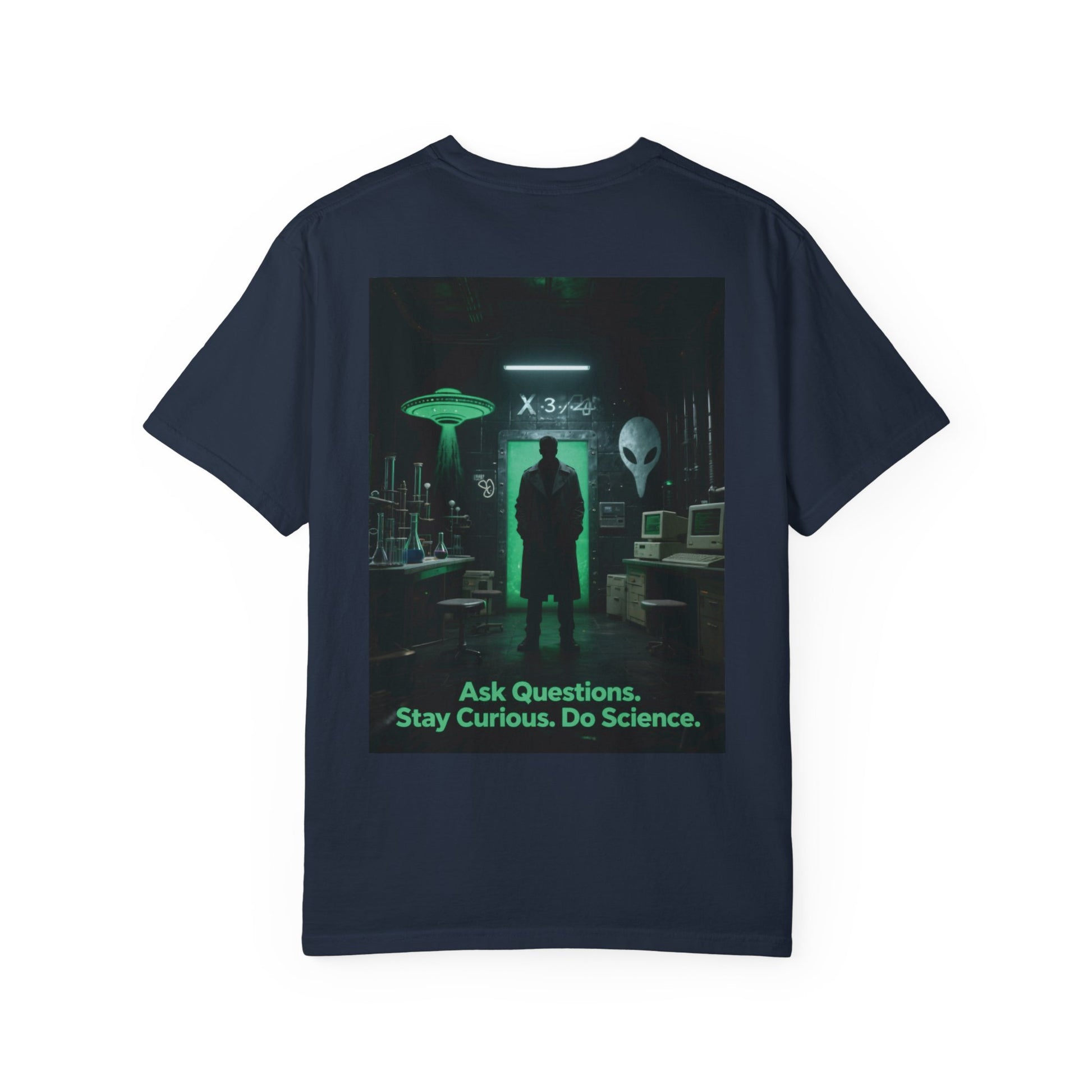 Stay Curious, Do Science X-Files Themed Tee