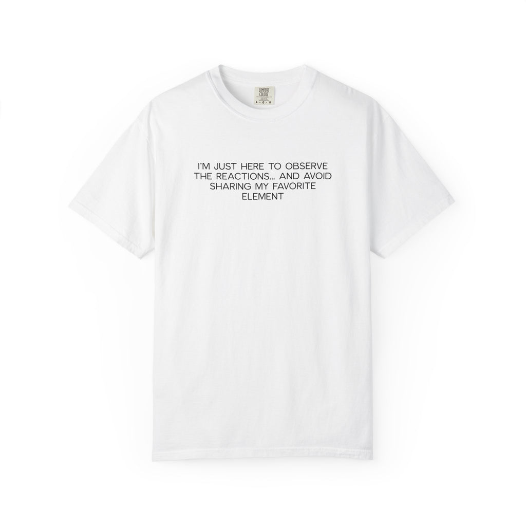 Science Squad Shirt - Funny Teacher PD Day Tee, I'm Just Here to Observe Shirt, Sarcastic Science Team Shirt, Two-Sided
