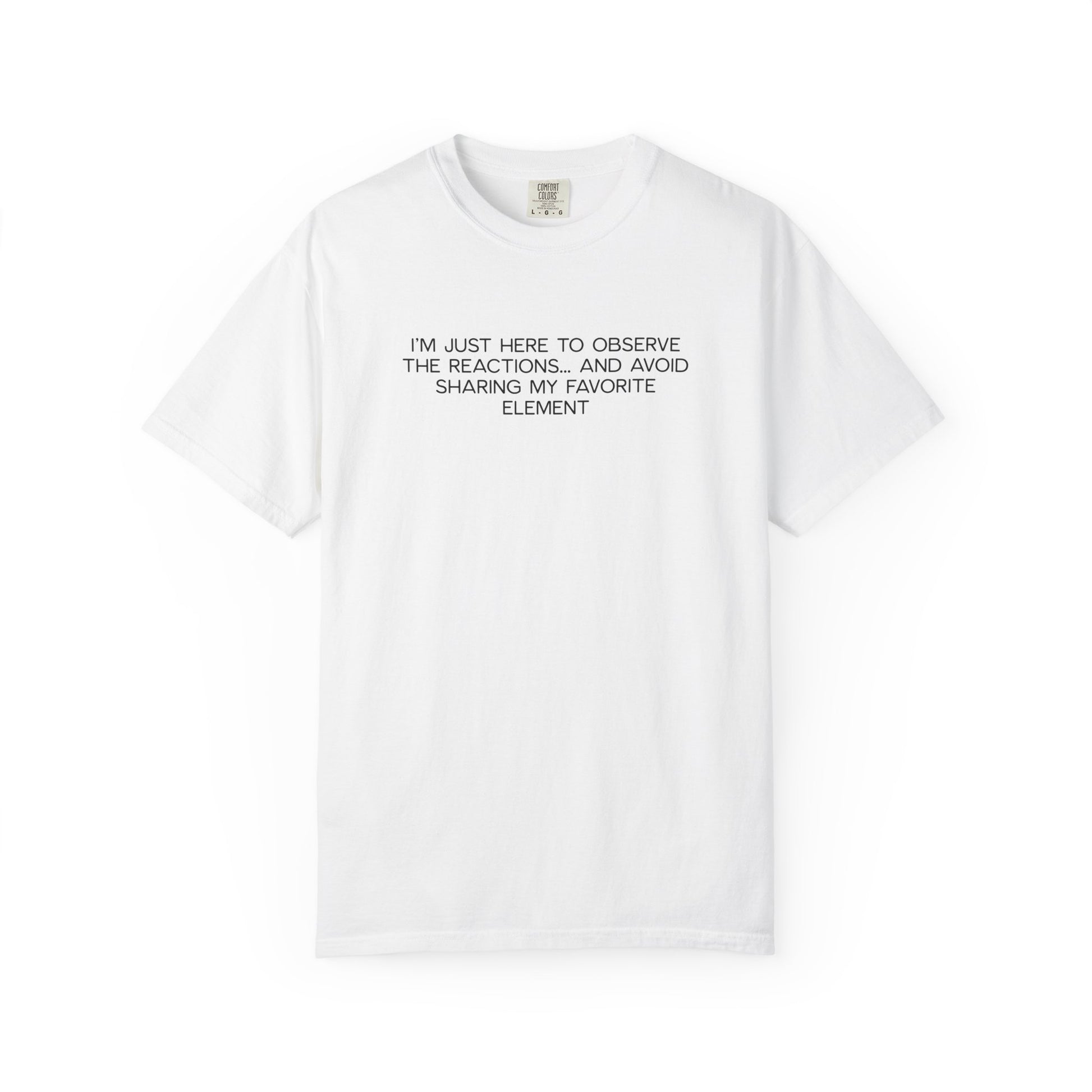 Science Squad Shirt - Funny Teacher PD Day Tee, I'm Just Here to Observe Shirt, Sarcastic Science Team Shirt, Two-Sided