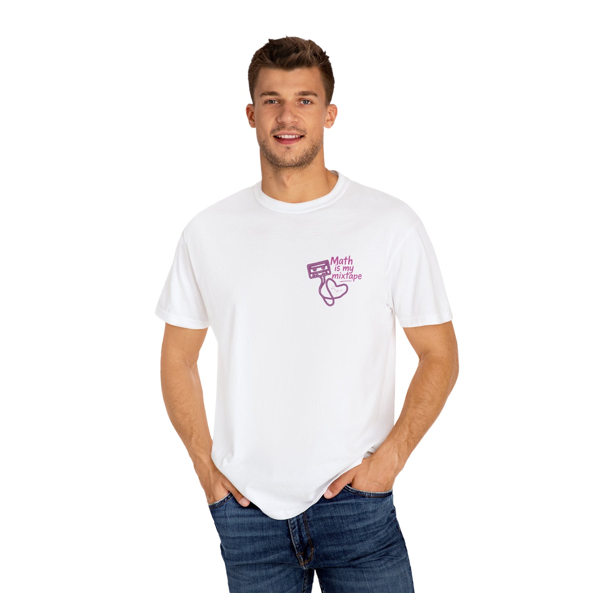 Math Is My Mixtape Shirt - Emo Math Teacher Shirt, I Speak Fluent Angst and Algebra Tee, Two-Sided Teacher Shirt