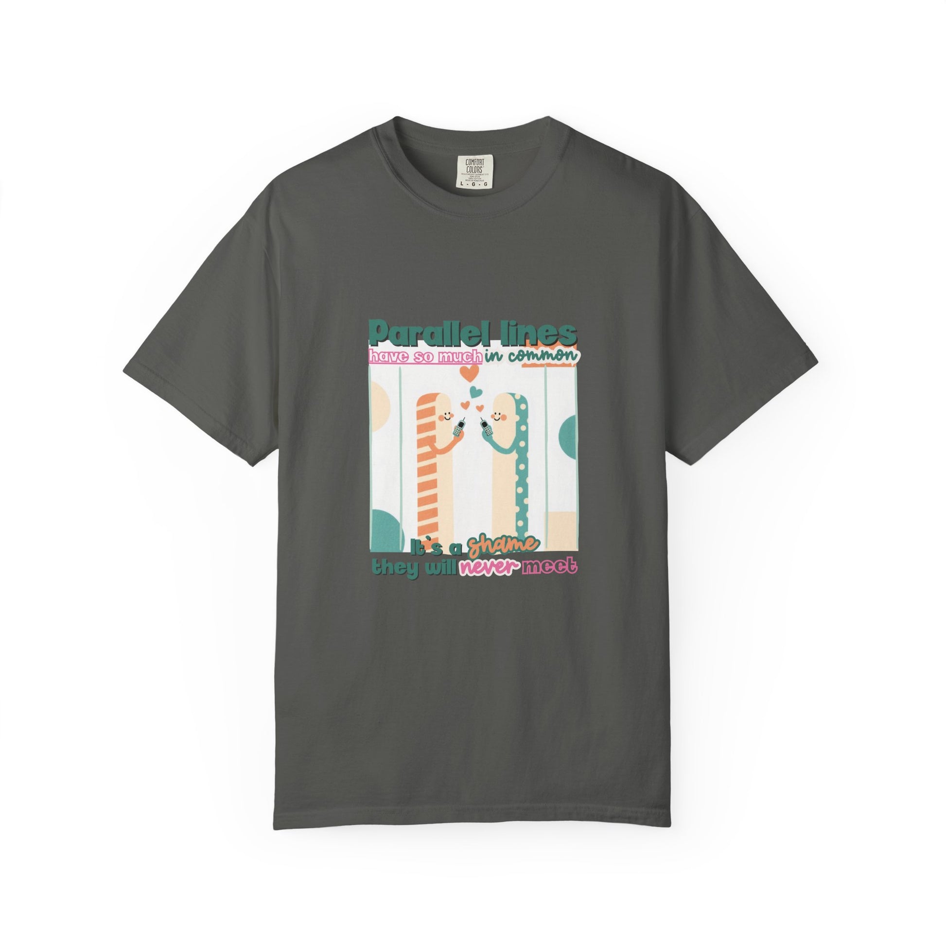 Parallel Lines Geometry Pun Tee