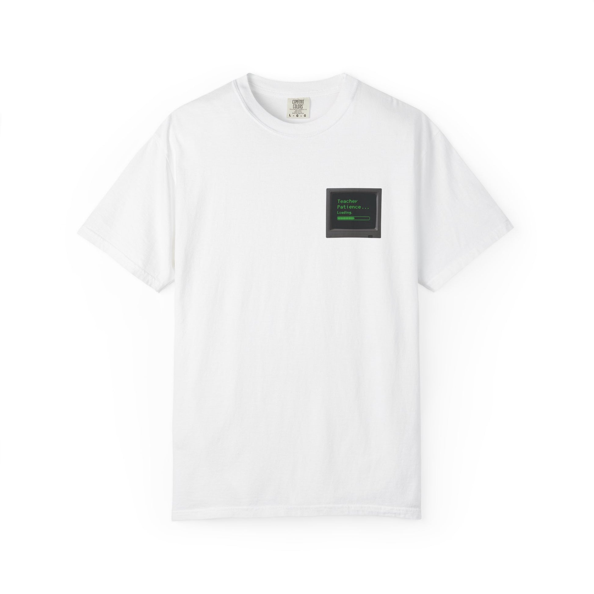 Teacher Patience Loading Shirt -  Retro 80s Computer Style Teacher Tee, Funny Back to School Shirt