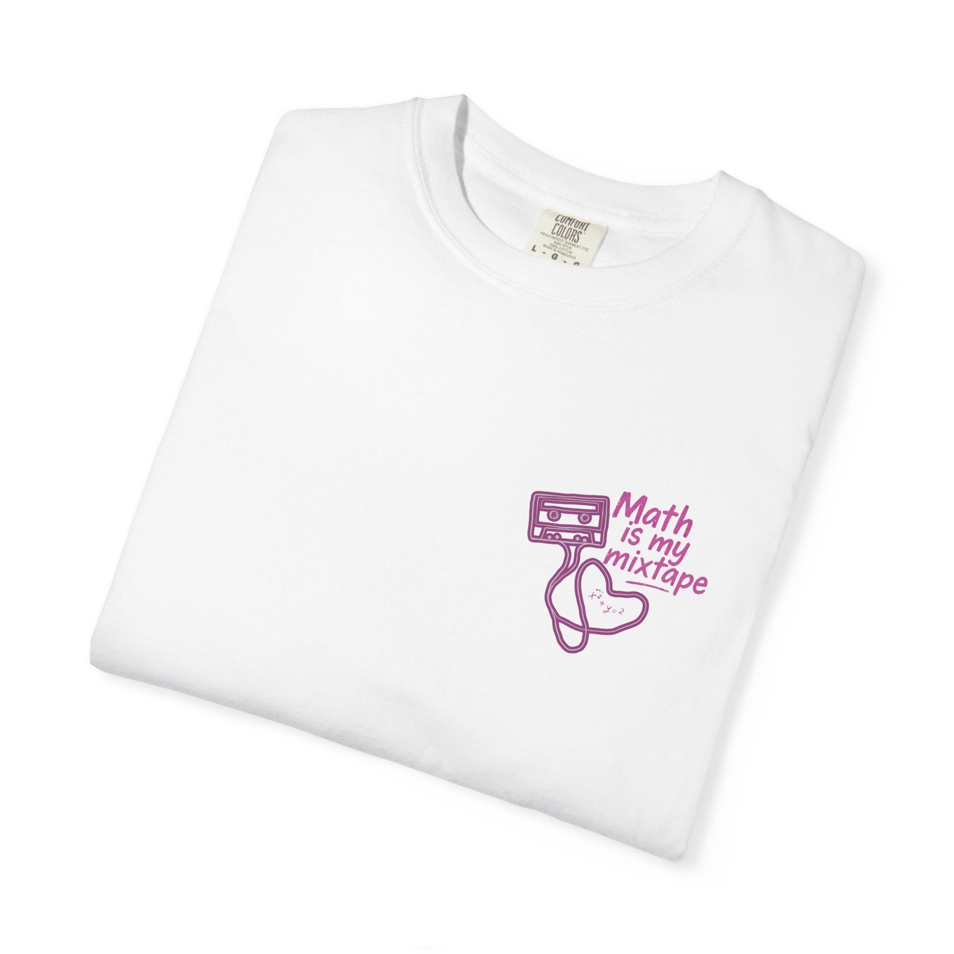 Math Is My Mixtape Shirt - Emo Math Teacher Shirt, I Speak Fluent Angst and Algebra Tee, Two-Sided Teacher Shirt