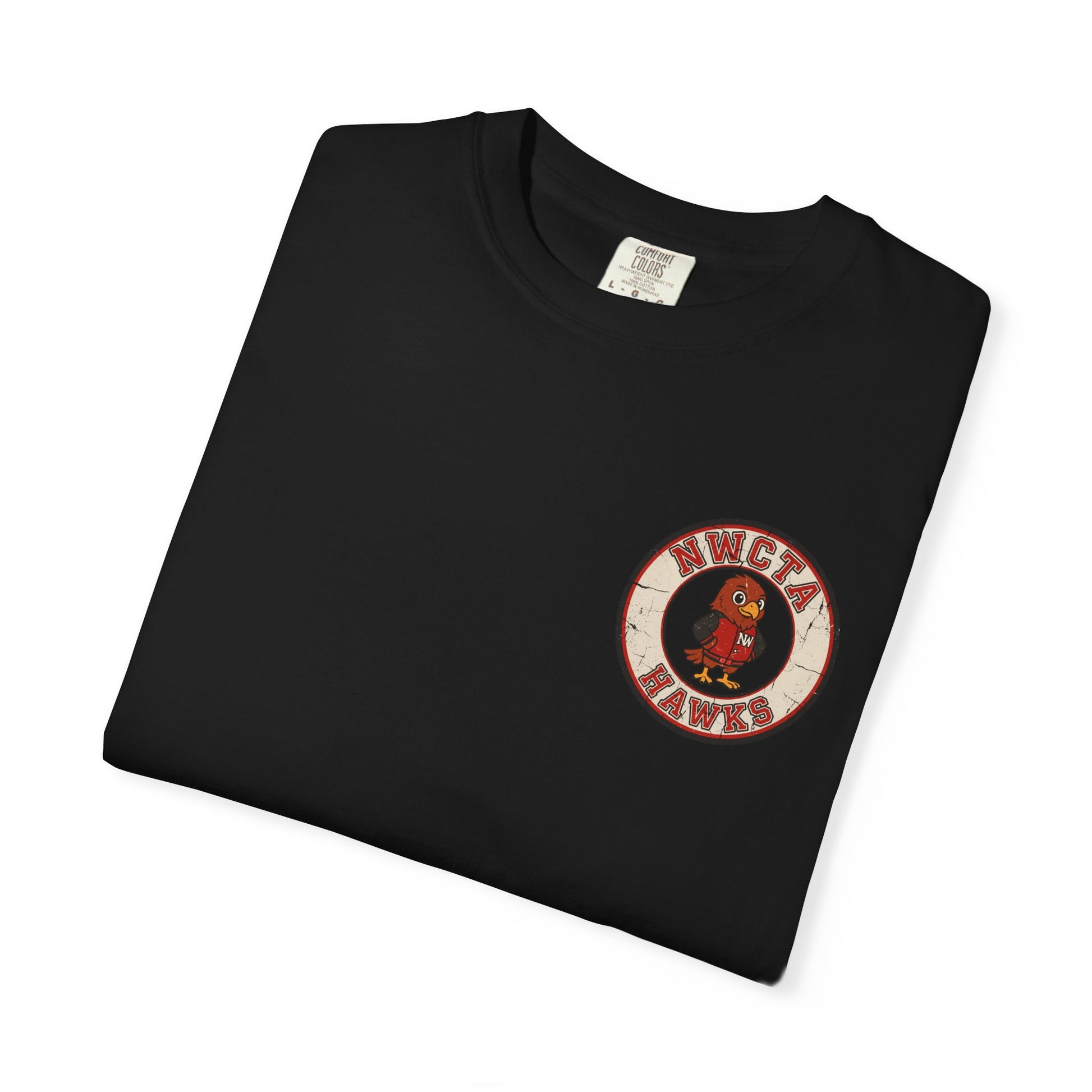 Vintage Style Small Emblem NWCTA Hawk Tee