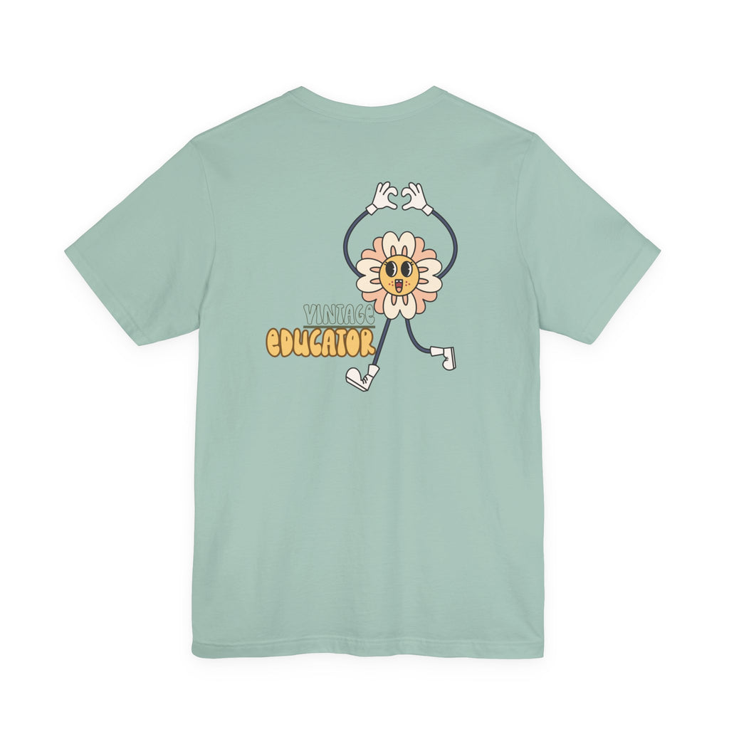 Vintage Educator – Two-Sided Teacher Tee