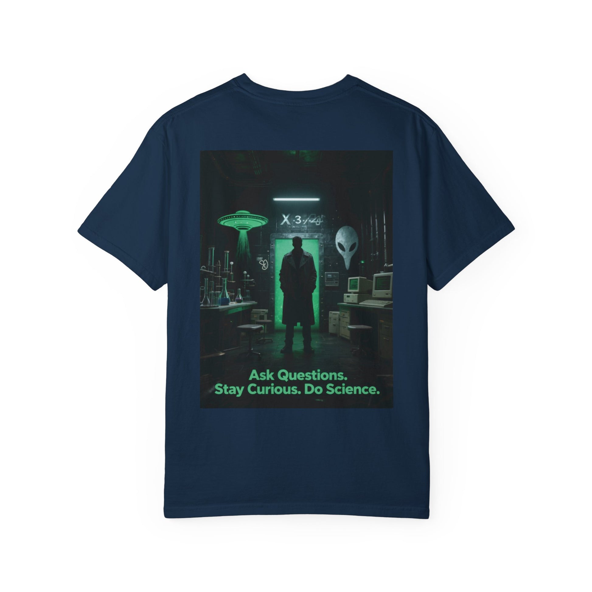 Stay Curious, Do Science X-Files Themed Tee
