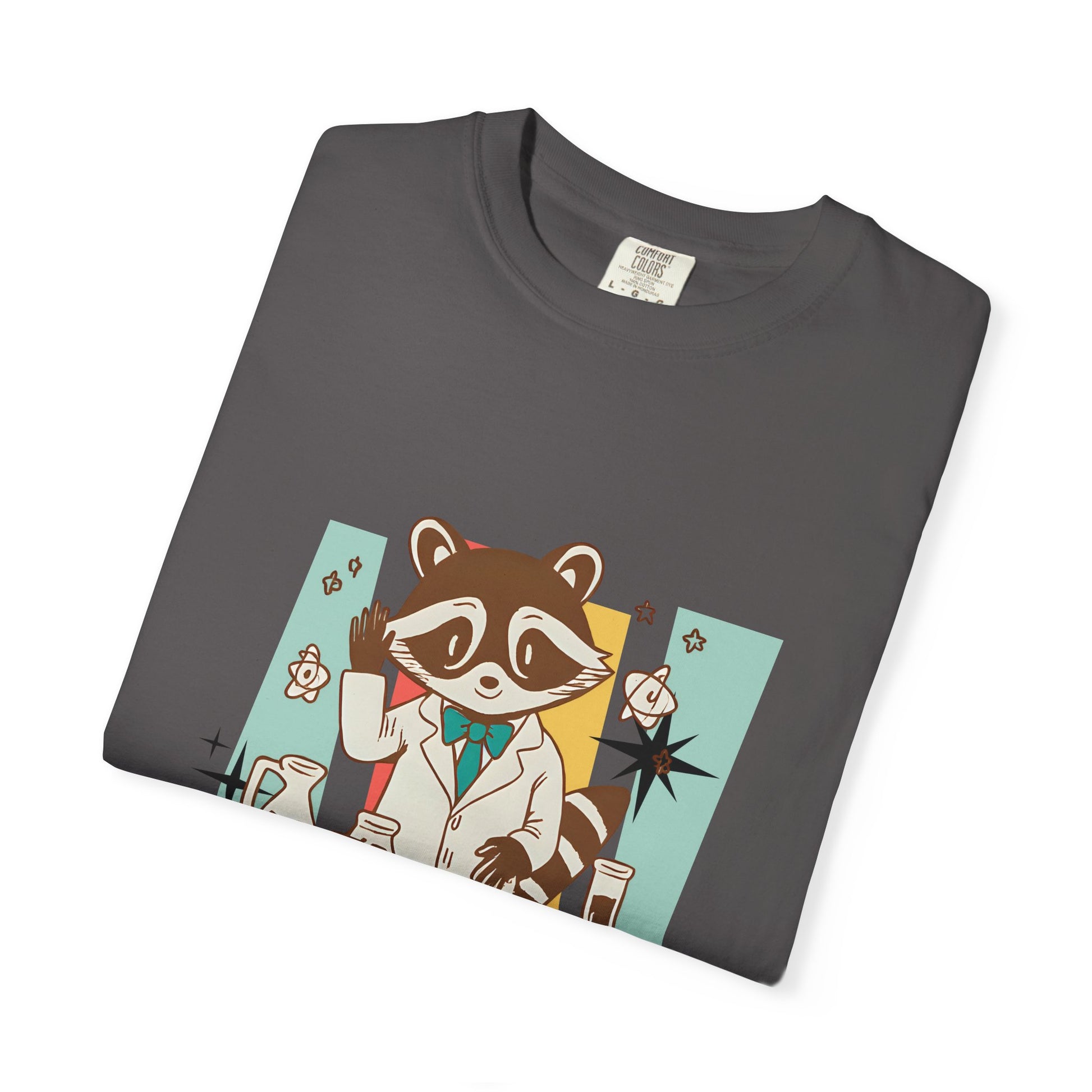 Ion the Prize Shirt | Chemistry Teacher Tee | Science Humor | Vintage Raccoon Scientist