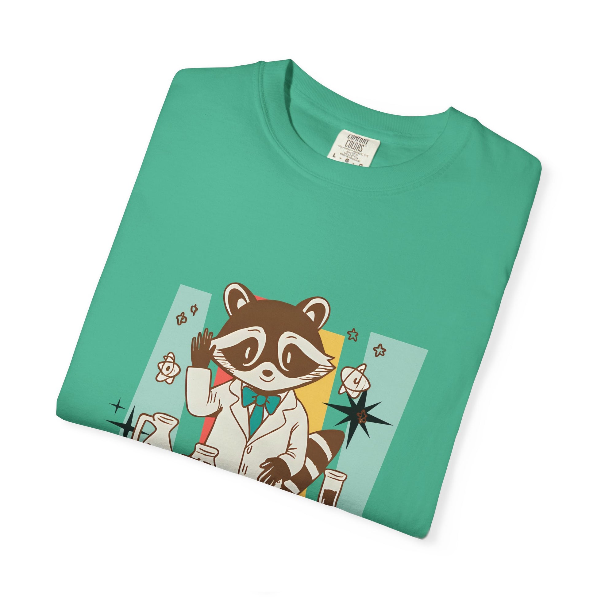 Ion the Prize Shirt | Chemistry Teacher Tee | Science Humor | Vintage Raccoon Scientist