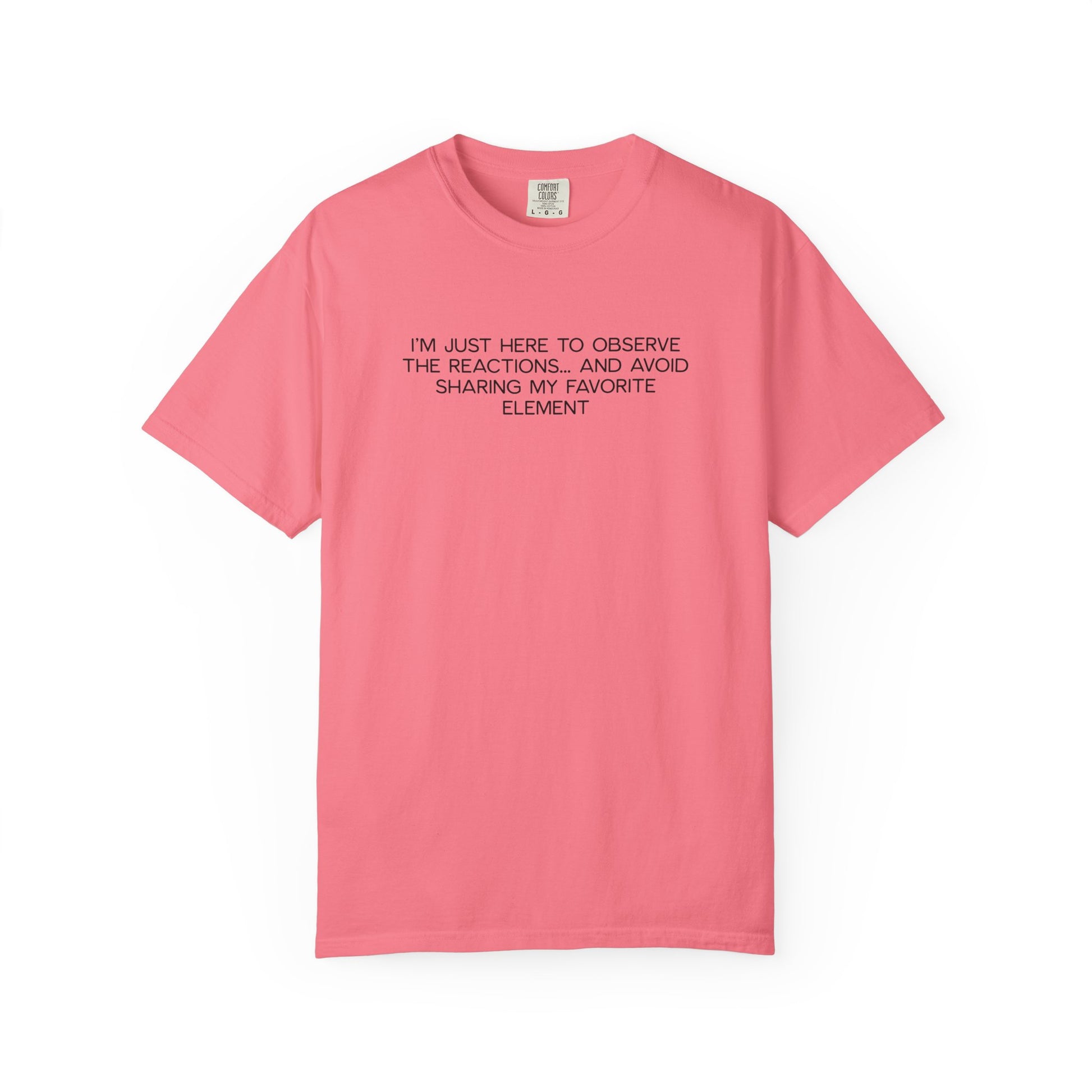 Science Squad Shirt - Funny Teacher PD Day Tee, I'm Just Here to Observe Shirt, Sarcastic Science Team Shirt, Two-Sided