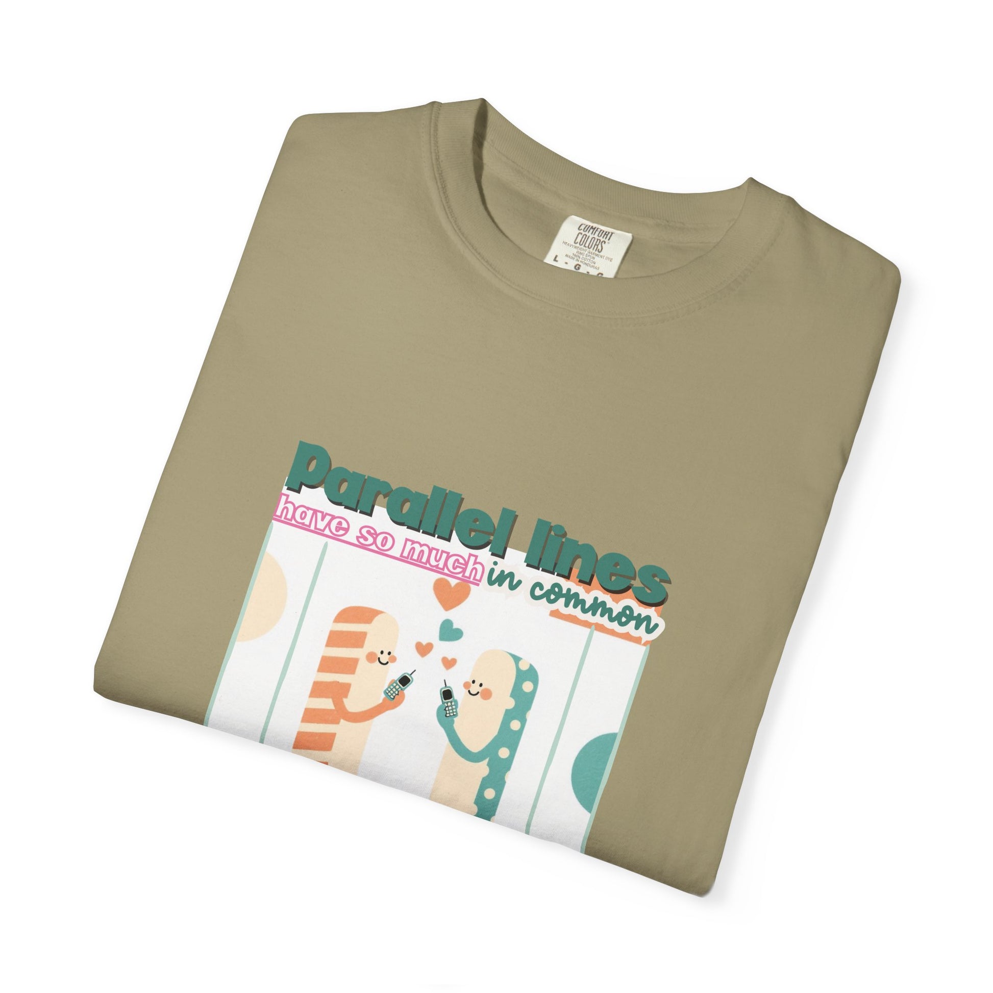 Parallel Lines Geometry Pun Tee