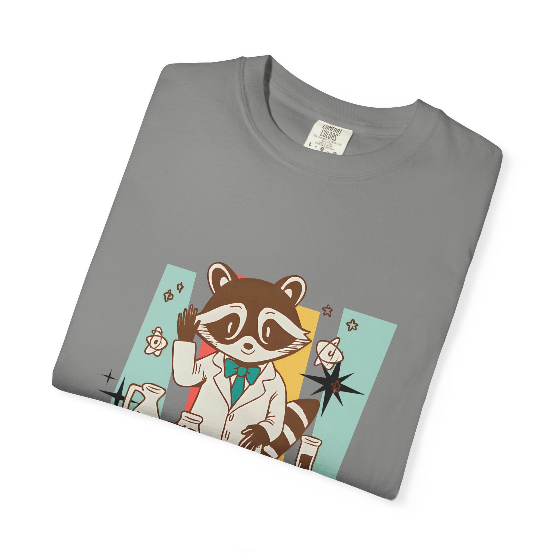 Ion the Prize Shirt | Chemistry Teacher Tee | Science Humor | Vintage Raccoon Scientist