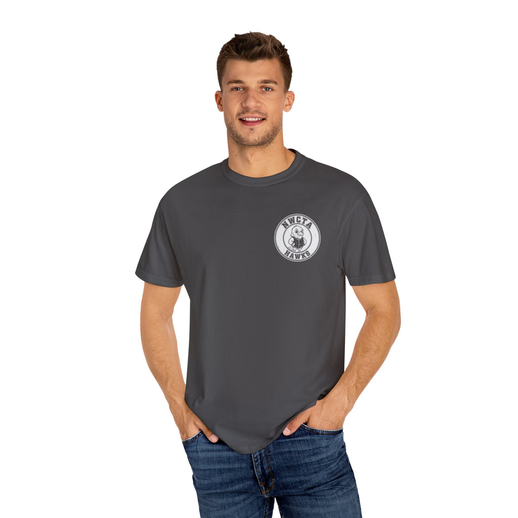 Vintage Style Small White Emblem NWCTA Hawk Tee