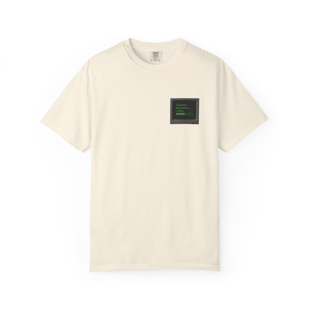 Teacher Patience Loading Shirt -  Retro 80s Computer Style Teacher Tee, Funny Back to School Shirt