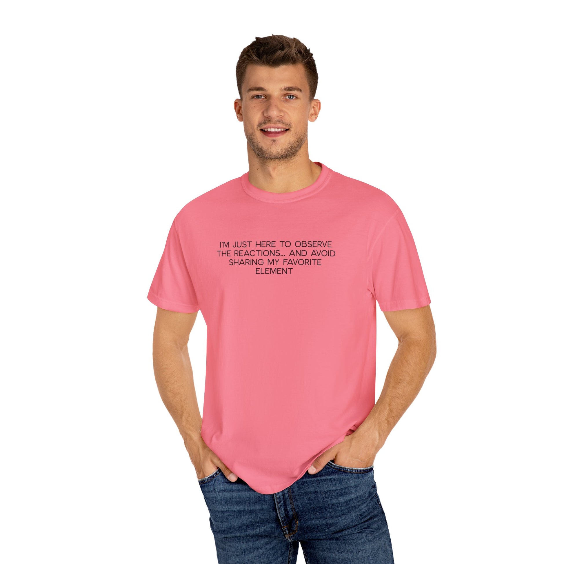 Science Squad Shirt - Funny Teacher PD Day Tee, I'm Just Here to Observe Shirt, Sarcastic Science Team Shirt, Two-Sided