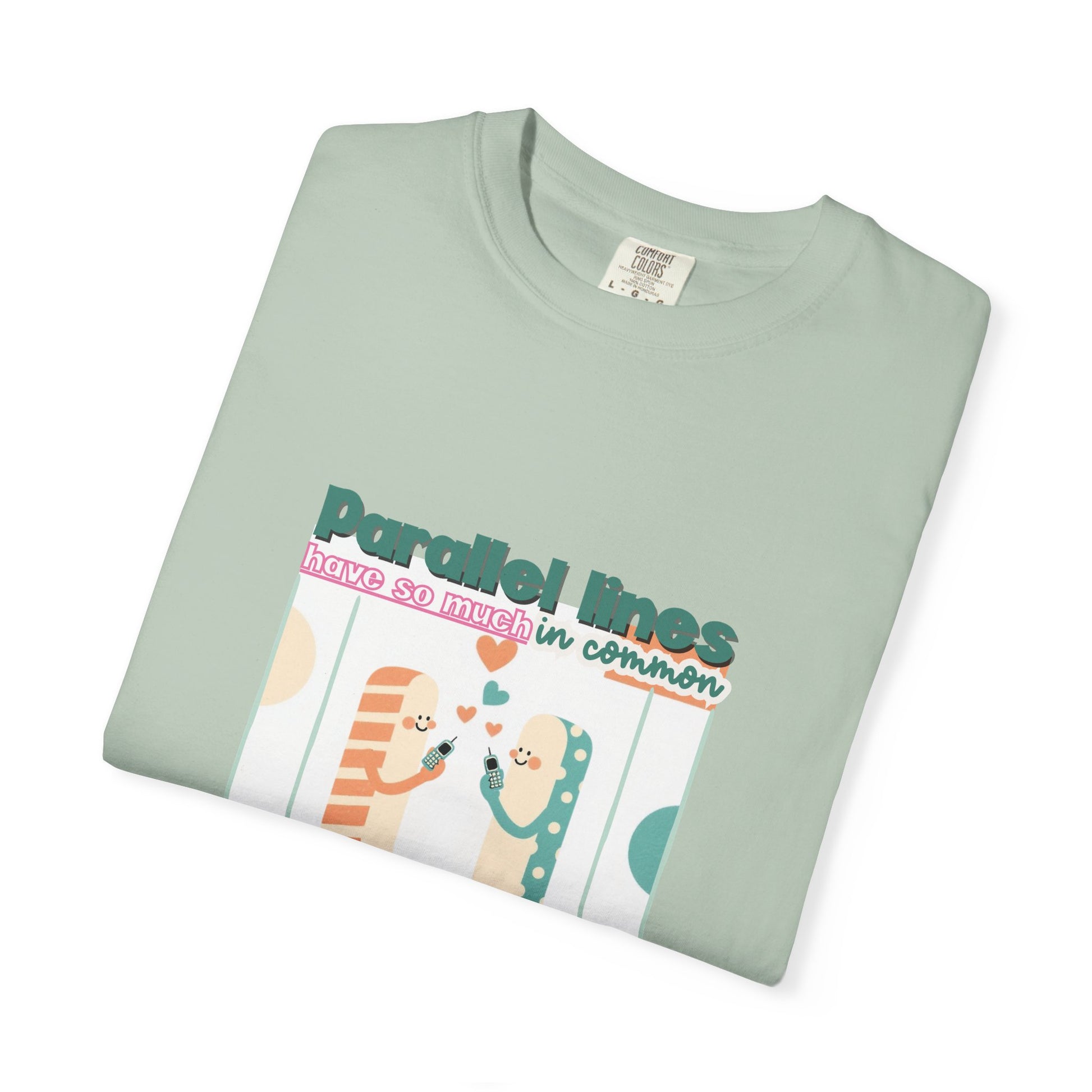 Parallel Lines Geometry Pun Tee