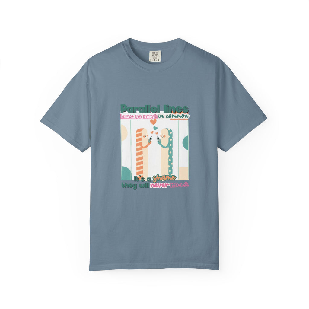 Parallel Lines Geometry Pun Tee