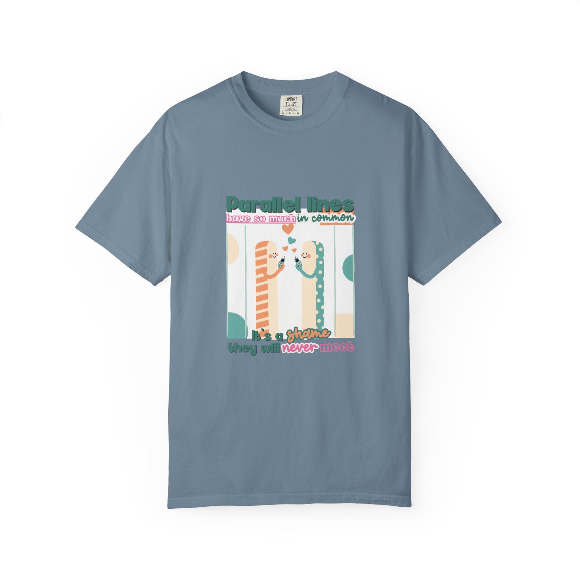 Parallel Lines Geometry Pun Tee