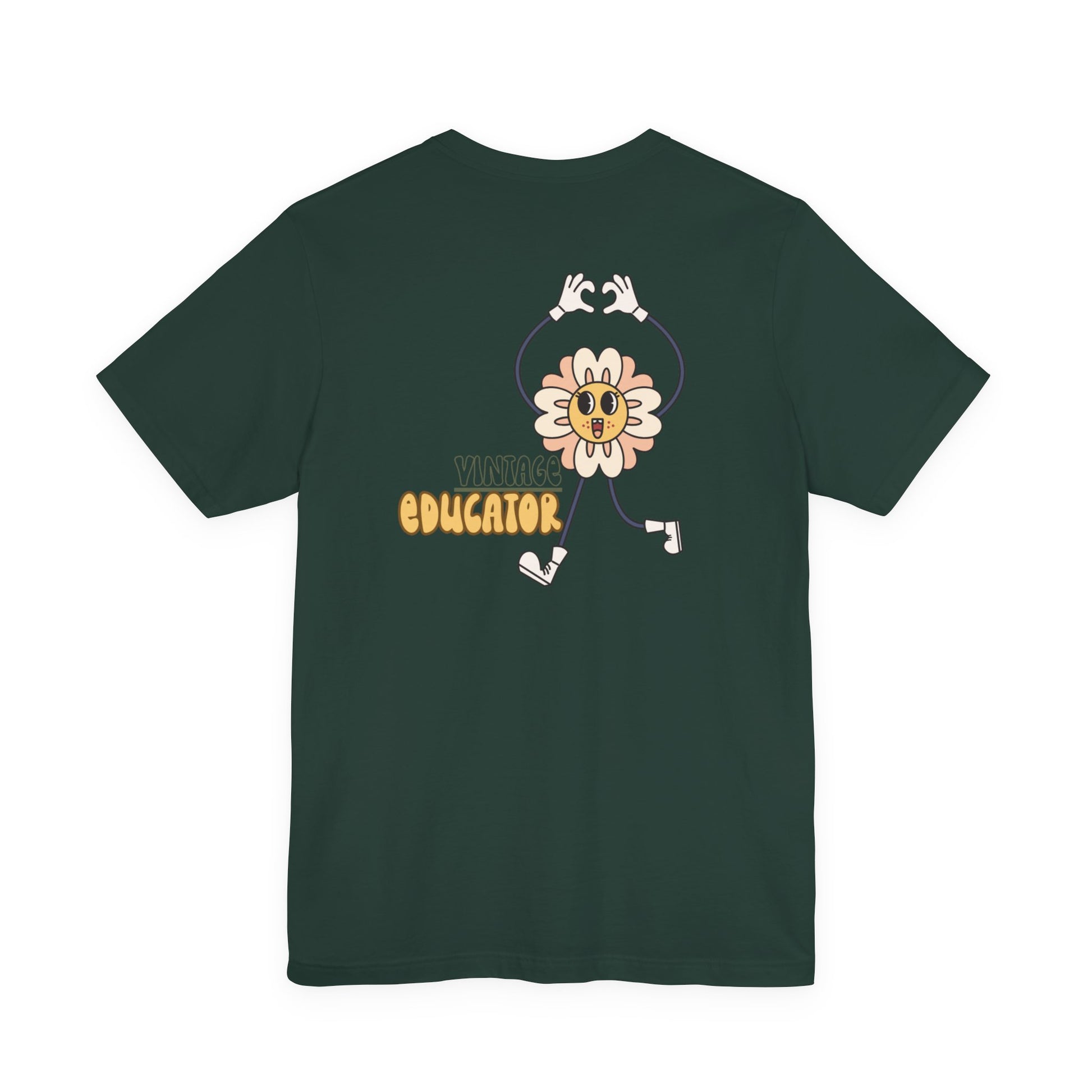 Vintage Educator – Two-Sided Teacher Tee
