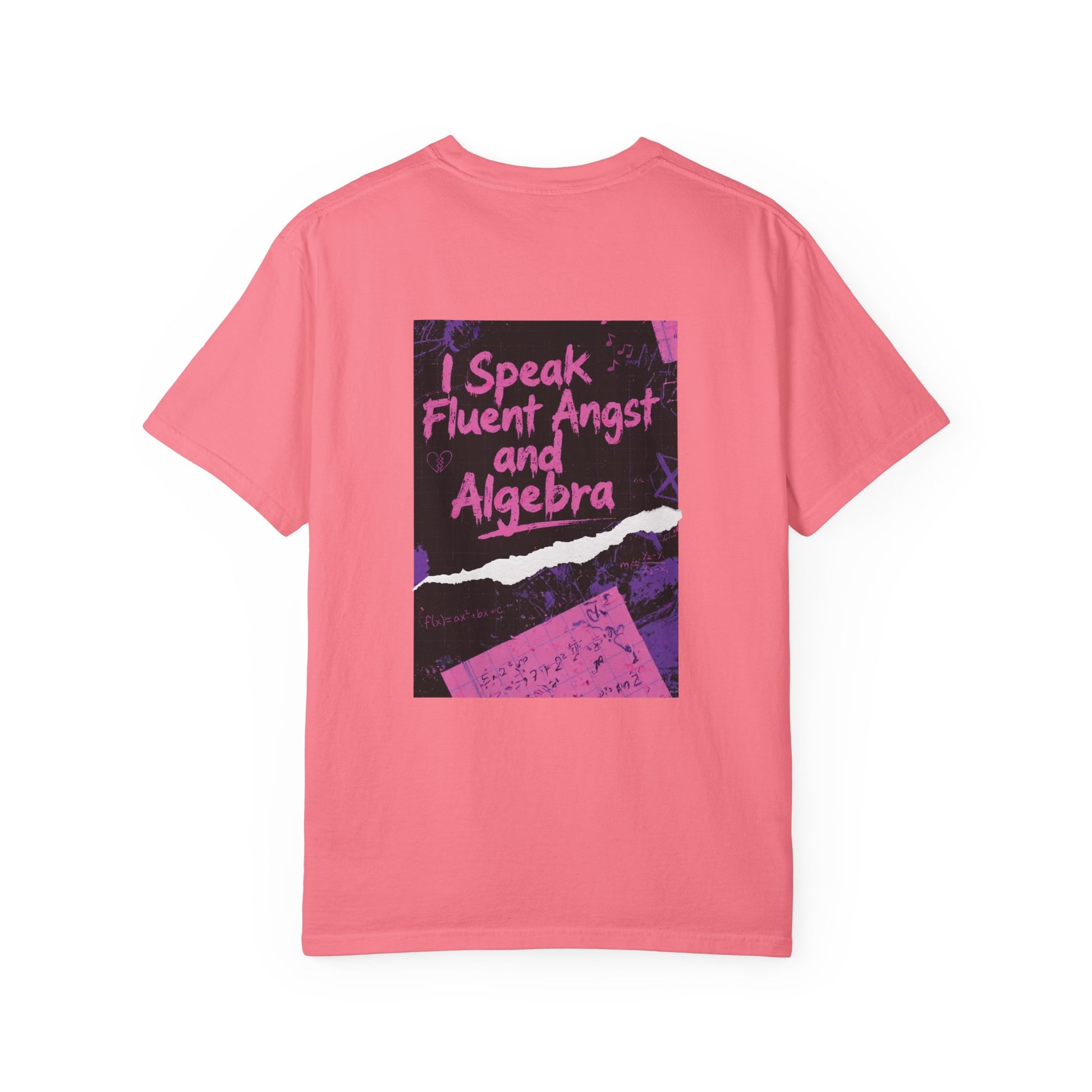 Math Is My Mixtape Shirt - Emo Math Teacher Shirt, I Speak Fluent Angst and Algebra Tee, Two-Sided Teacher Shirt