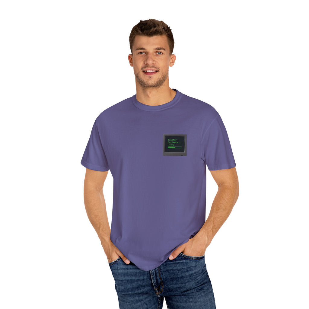 Teacher Patience Loading Shirt -  Retro 80s Computer Style Teacher Tee, Funny Back to School Shirt