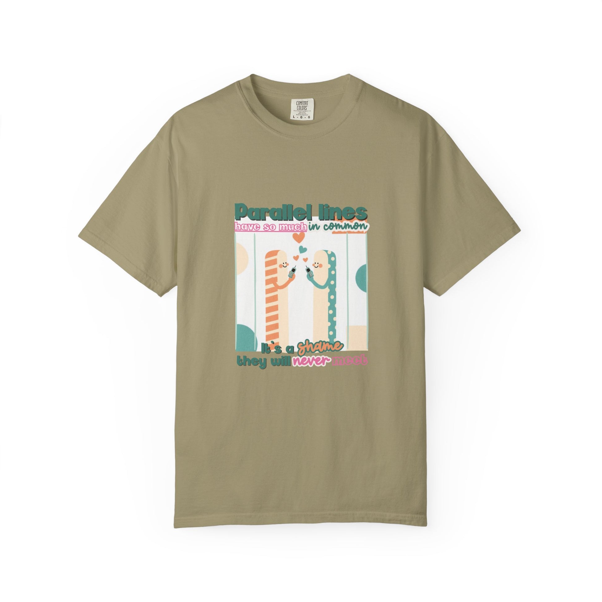 Parallel Lines Geometry Pun Tee