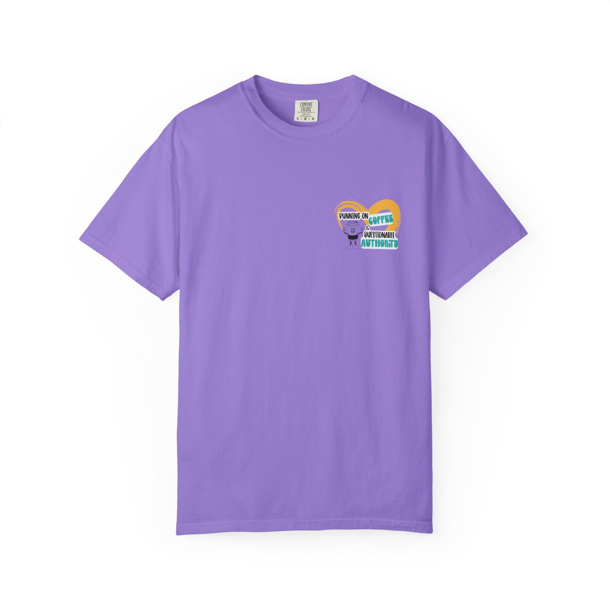 Running on Coffee and Questionable Authority Tee