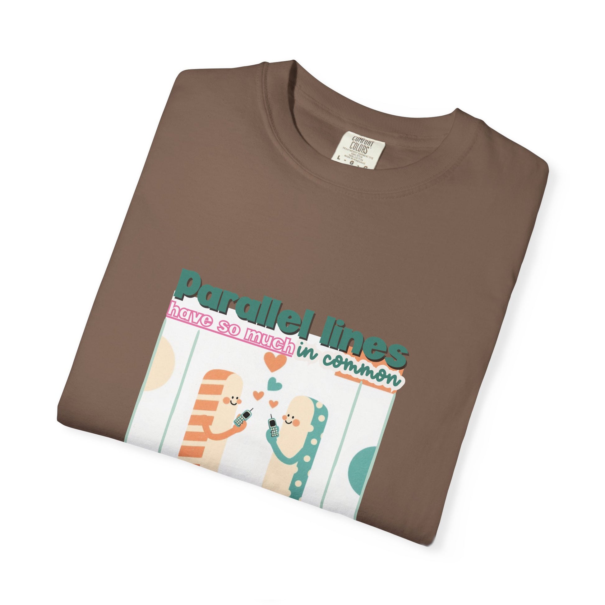 Parallel Lines Geometry Pun Tee