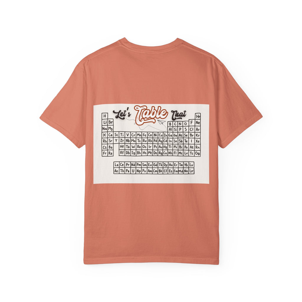 I Wear This Periodically Shirt | Chemistry Teacher Tee | Periodic Table Back | Let's Table That
