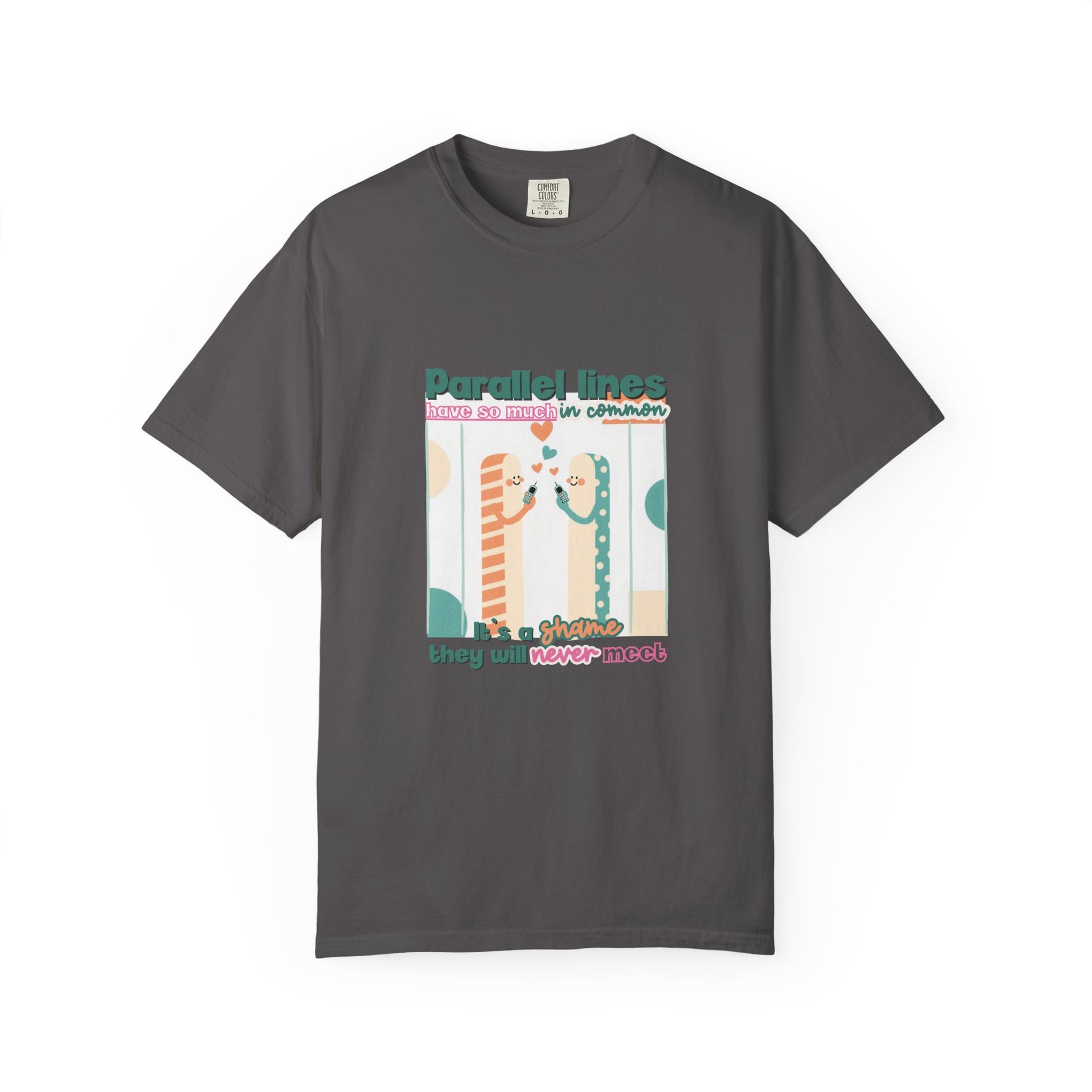 Parallel Lines Geometry Pun Tee