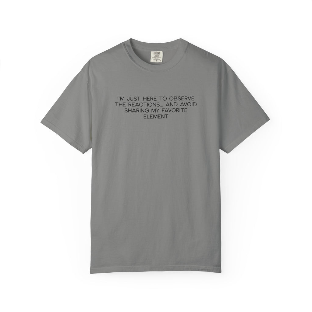 Science Squad Shirt - Funny Teacher PD Day Tee, I'm Just Here to Observe Shirt, Sarcastic Science Team Shirt, Two-Sided