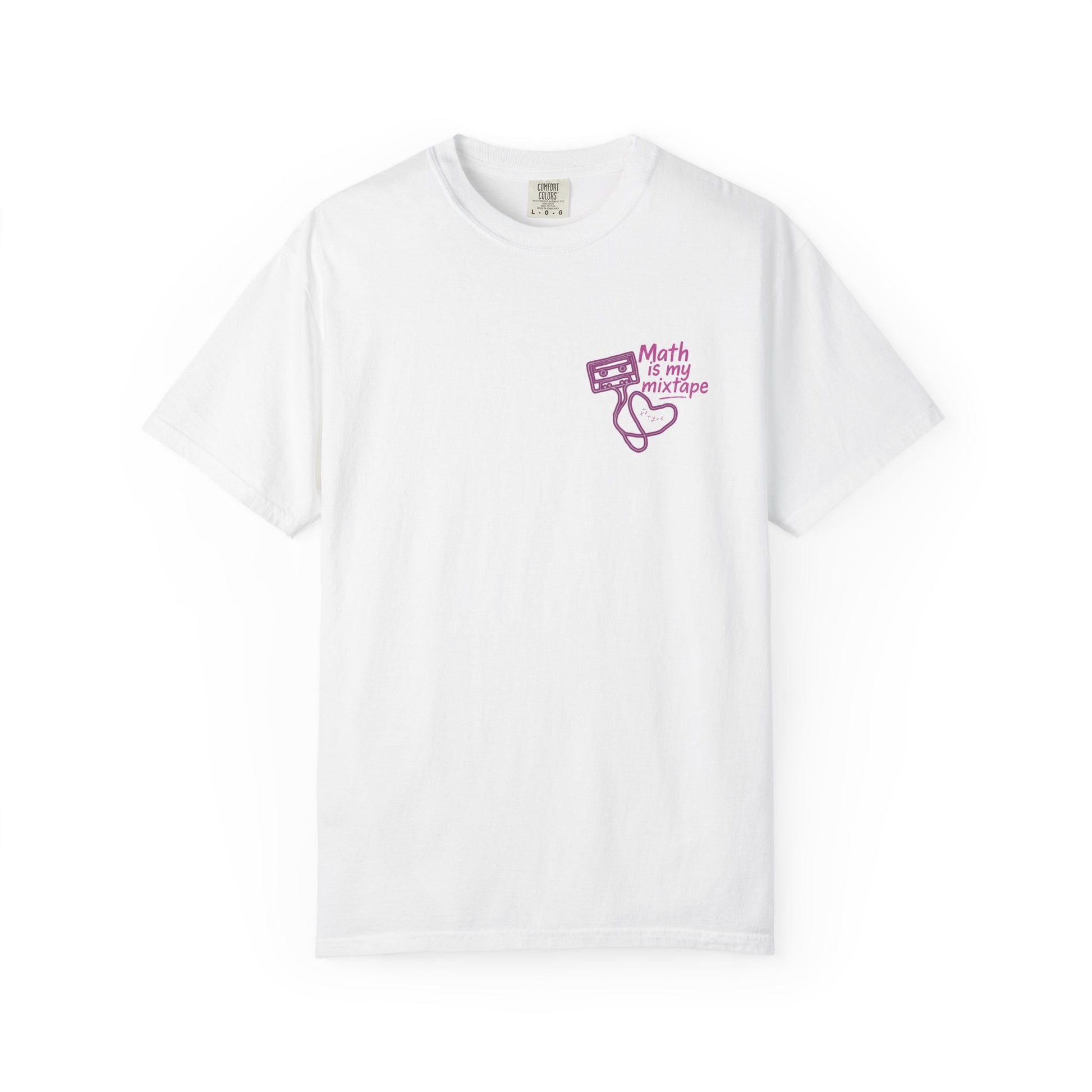 Math Is My Mixtape Shirt - Emo Math Teacher Shirt, I Speak Fluent Angst and Algebra Tee, Two-Sided Teacher Shirt