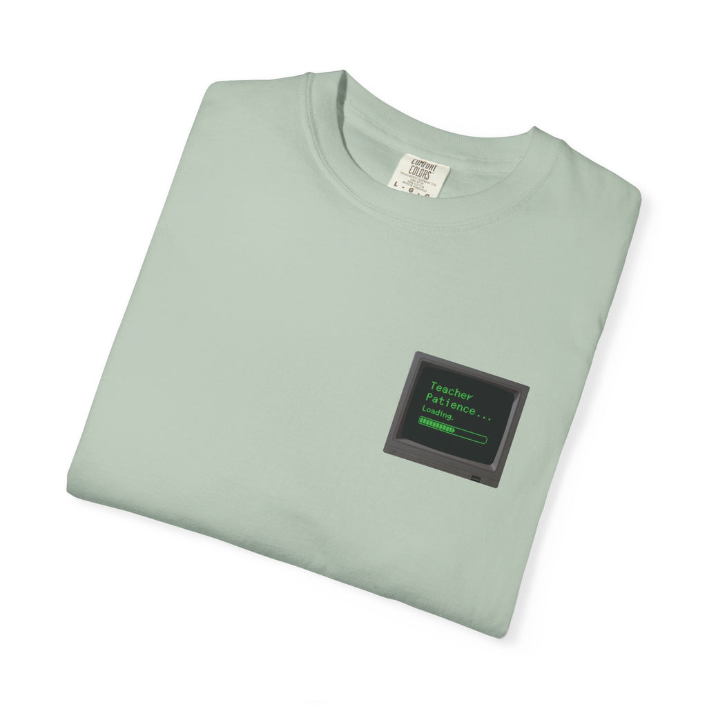 Teacher Patience Loading Shirt -  Retro 80s Computer Style Teacher Tee, Funny Back to School Shirt