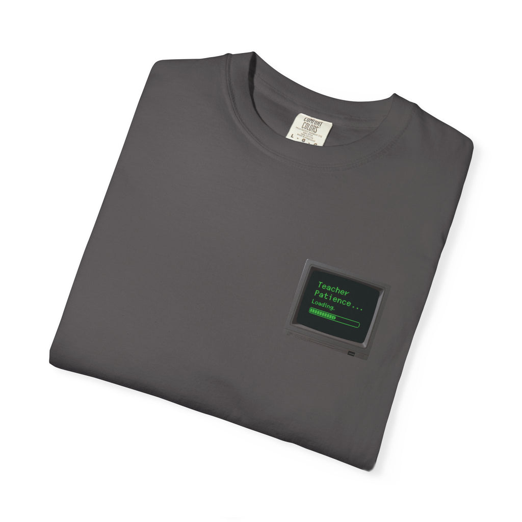Teacher Patience Loading Shirt -  Retro 80s Computer Style Teacher Tee, Funny Back to School Shirt