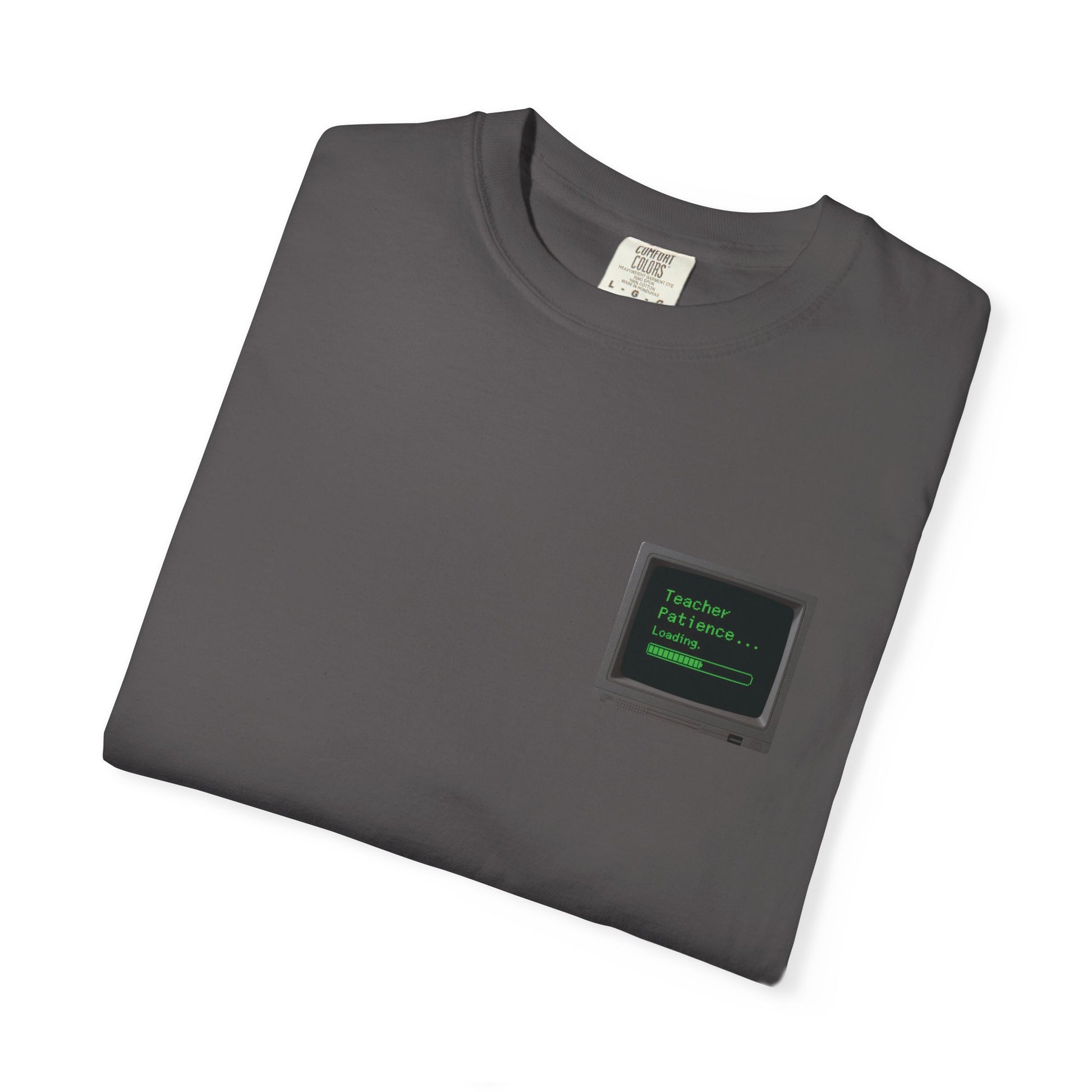 Teacher Patience Loading Shirt -  Retro 80s Computer Style Teacher Tee, Funny Back to School Shirt