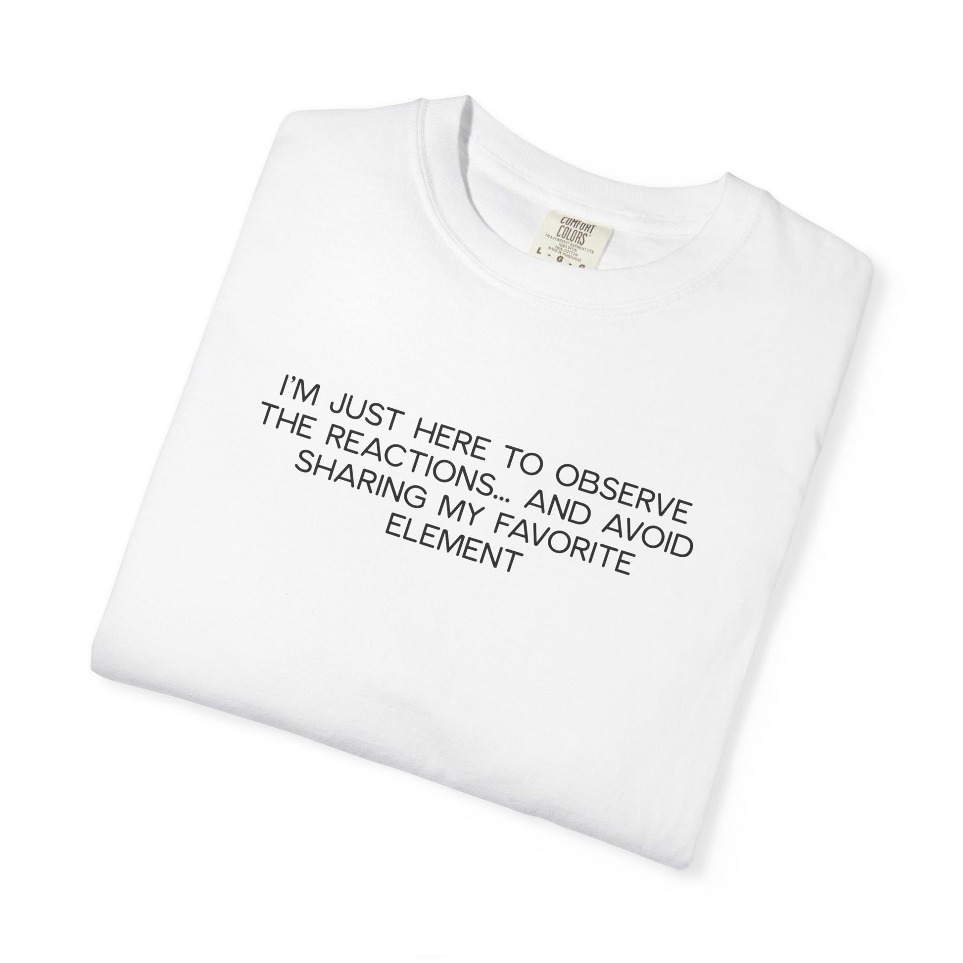 Science Squad Shirt - Funny Teacher PD Day Tee, I'm Just Here to Observe Shirt, Sarcastic Science Team Shirt, Two-Sided