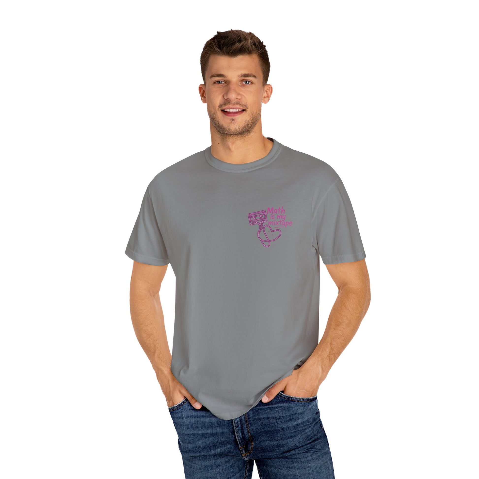 Math Is My Mixtape Shirt - Emo Math Teacher Shirt, I Speak Fluent Angst and Algebra Tee, Two-Sided Teacher Shirt